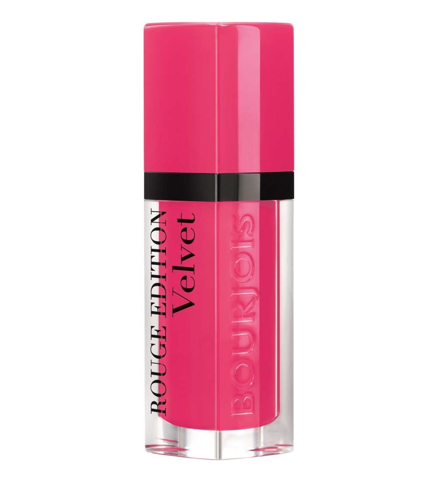 Bourjois Rouge Edition Velvet Liquid Lipstick 34 Belle Amourose Pinks 6.7ml - Long Lasting Matte Lip Color - Buy Online on GoSupps.com
