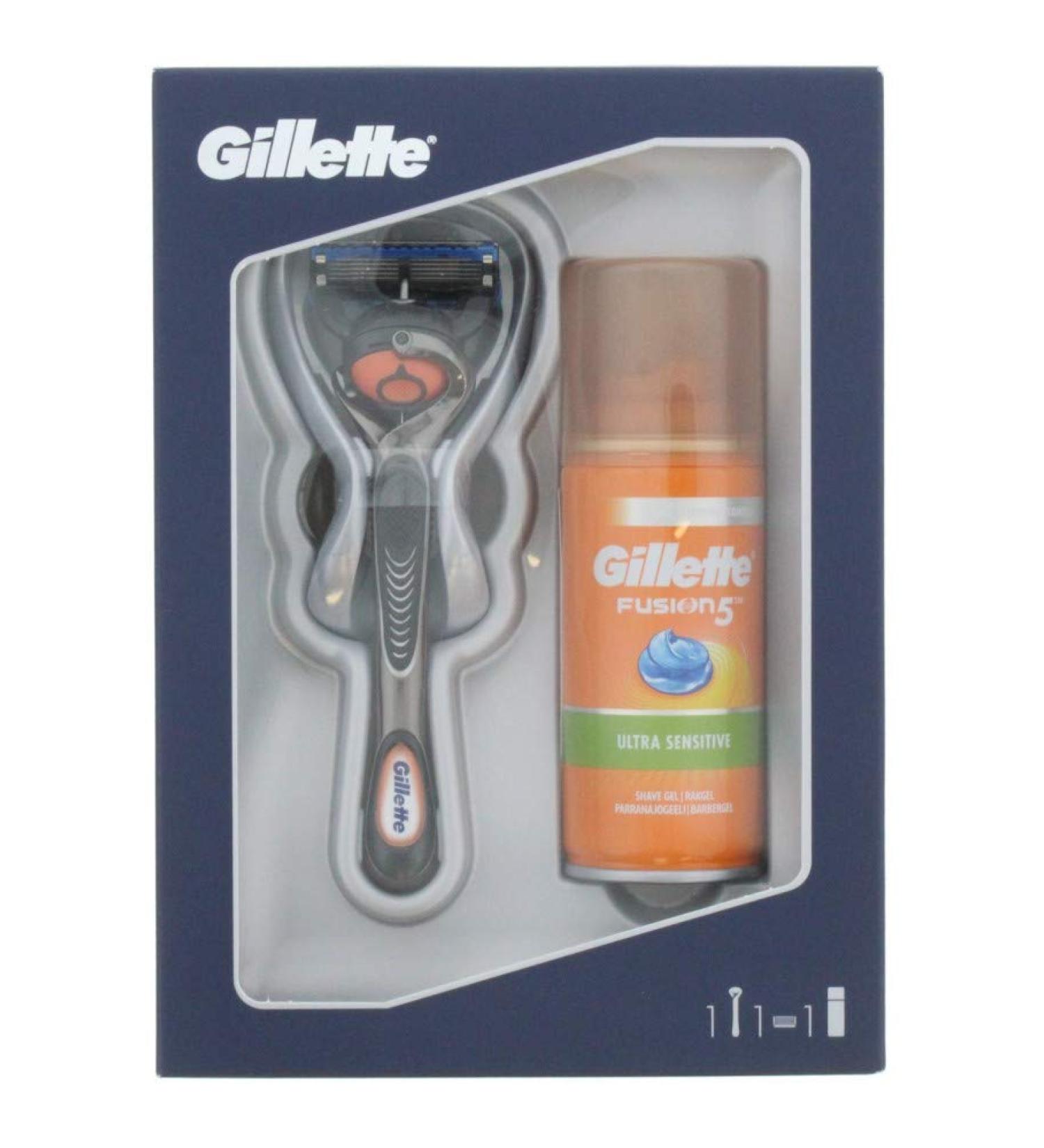 Gillette Fusion 5 Flexball Gift Set - Premium 2-Piece Shaving Set for Men | International Shipping Available - Buy Online on GoSupps.com