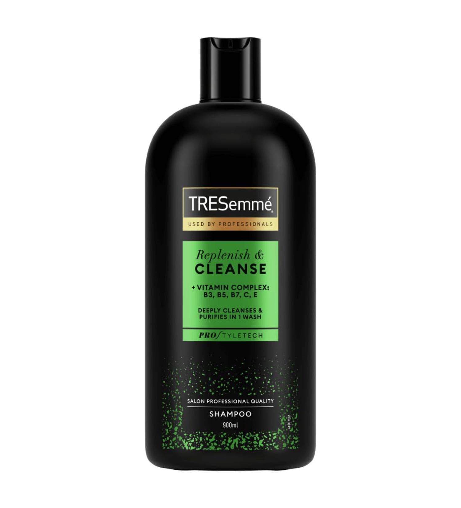 Unilever TRESemm Replenish & Cleanse Shampoo with Vitamin C fresh 900 ml Pack of 1 - Buy Online on GoSupps.com