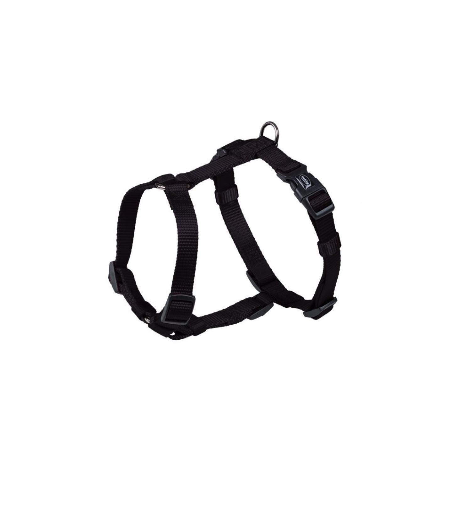 Nobby Classic Dog Harness - Black Size Adjustable 20-35 cm 10 mm Width - Perfect Fit & Comfort - Buy Online on GoSupps.com
