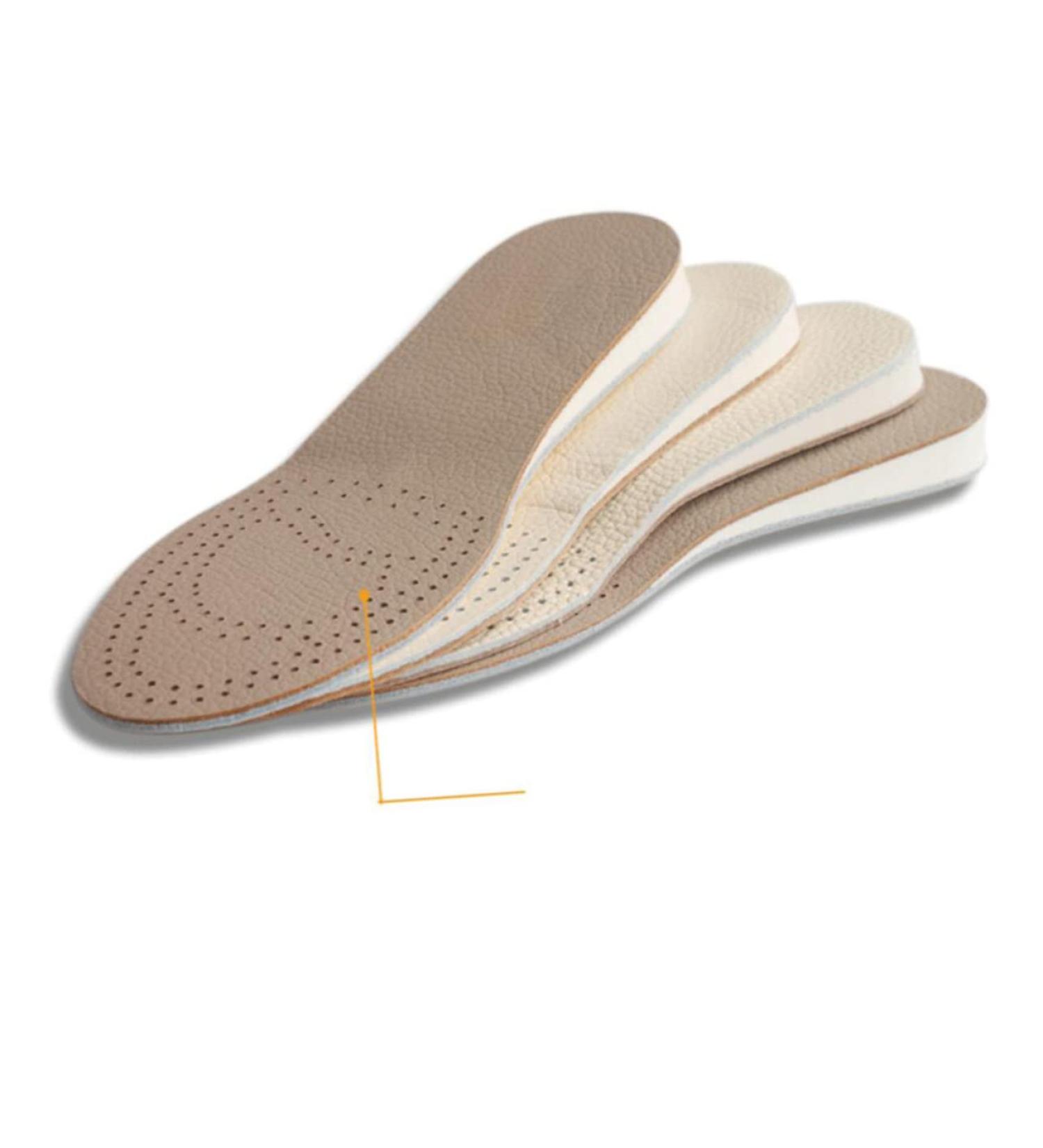 Height Increase Insoles - Elevate Your Shoes with Comfort & Style | Beige Size 3 for Men & Women - Buy Online on GoSupps.com
