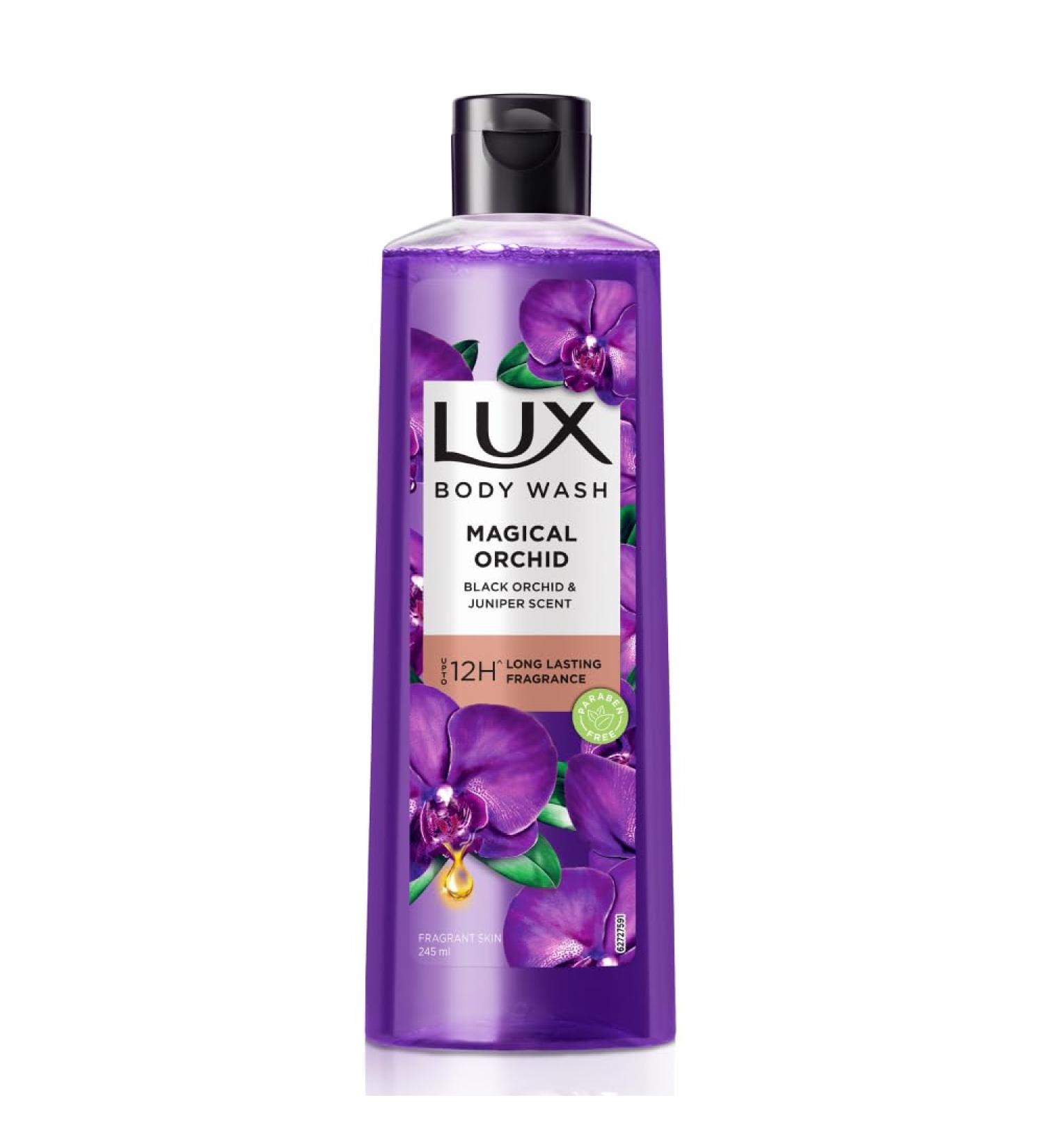 Shop LUX Shower Gel Black Orchid & Juniper Oil 245ml Body Wash for Luxurious Skin | International Shipping Available - Buy Online on GoSupps.com