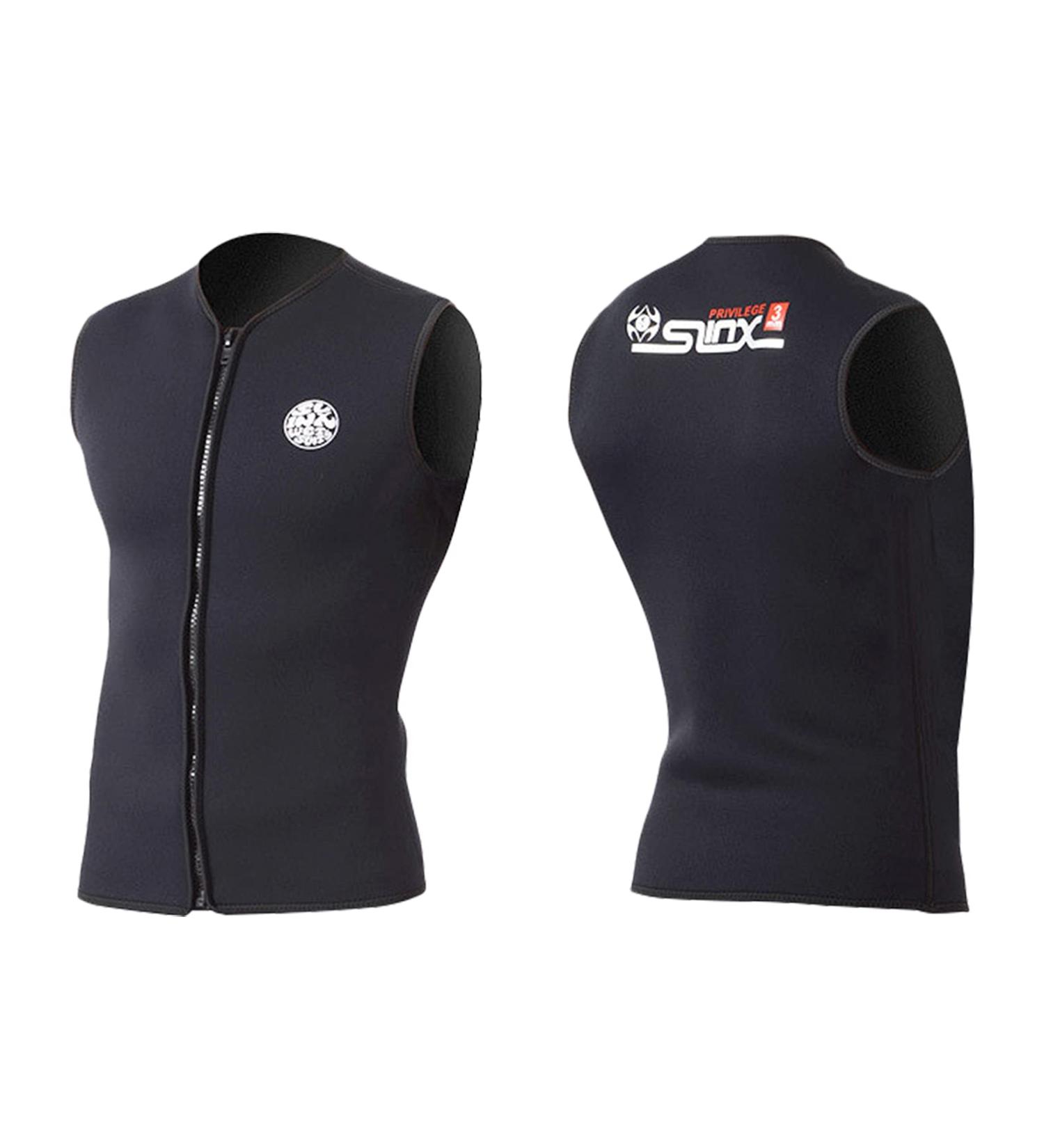 Dizokizo 3mm Thermal Neoprene Wetsuit Top - Unisex Sleeveless Diving Vest XL for Canoeing, Surfing, Kayaking - Sauna Swimsuit - Buy Online on GoSupps.com