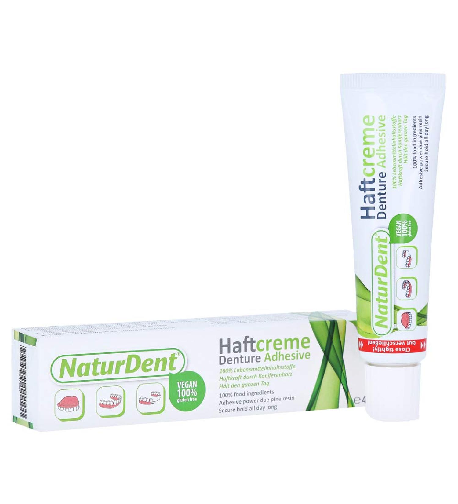 Buy Roha Arzneimittel GmbH NaturDent Adhesive Cream - Strong Hold All-Day Comfort | International Shipping Available - Buy Online on GoSupps.com