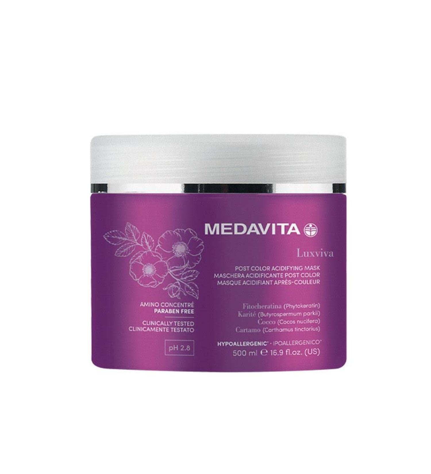 Medavita Luxviva Post Color Mask 500ml - mask for colored hair