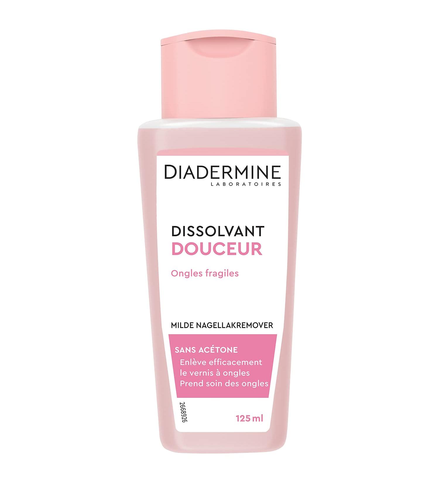 Diadermine - Gentle nail polish remover - Fragile nails - Acetone-free - Gentle and effective formula - Takes care of nails - - Buy Online on GoSupps.com