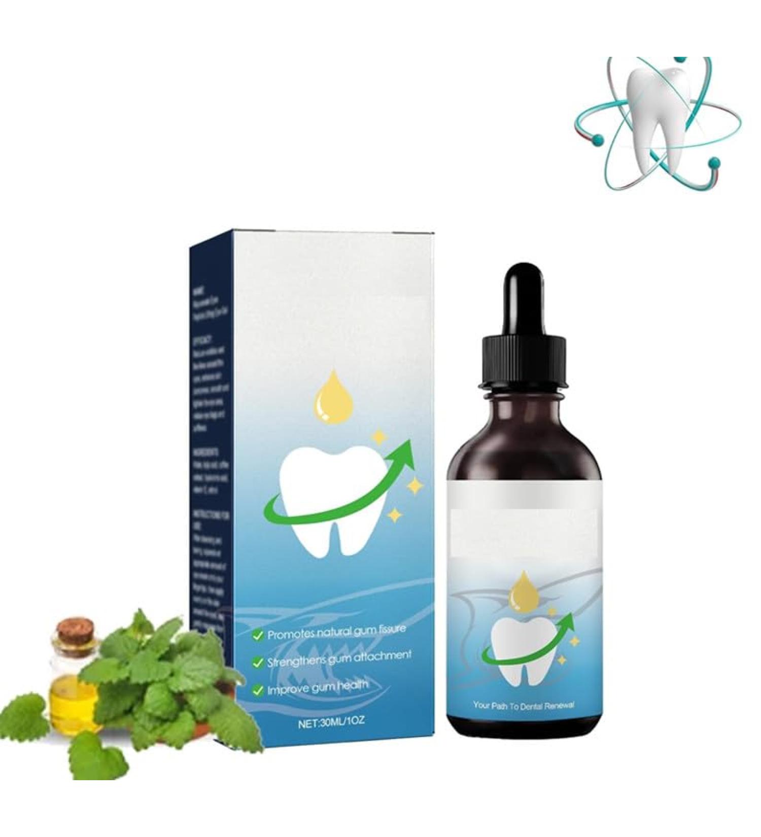 Extra Protein Dental Regrowth Drops - Gum Repair Treatment & Oral Restoration (1PC) | Promote Healthy Gums & Teeth - Buy Online on GoSupps.com