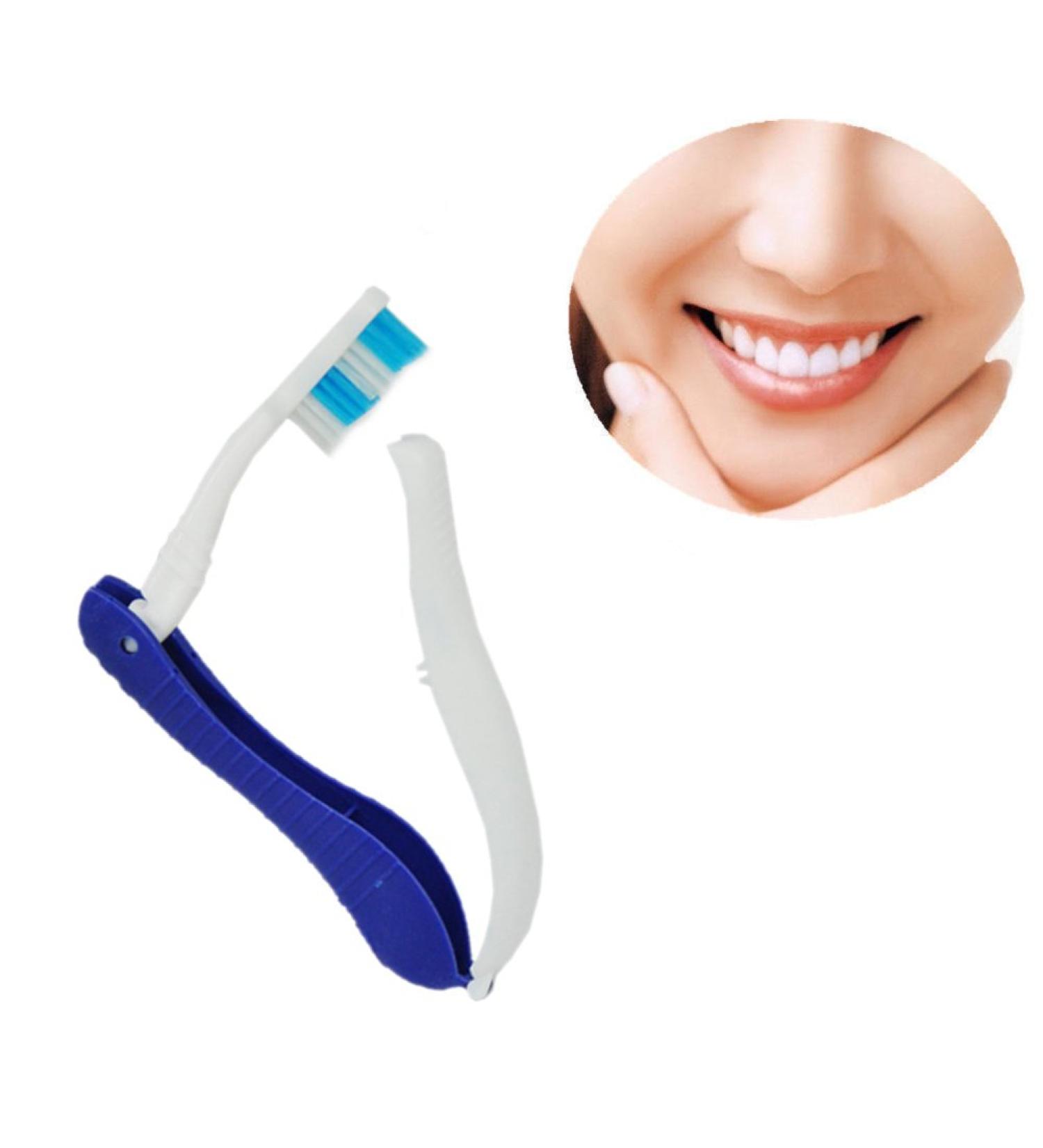 Travel Toothbrush Set 5 Portable Soft & Foldable Disposable Toothbrushes for Hotels & Aviation - Buy Online on GoSupps.com