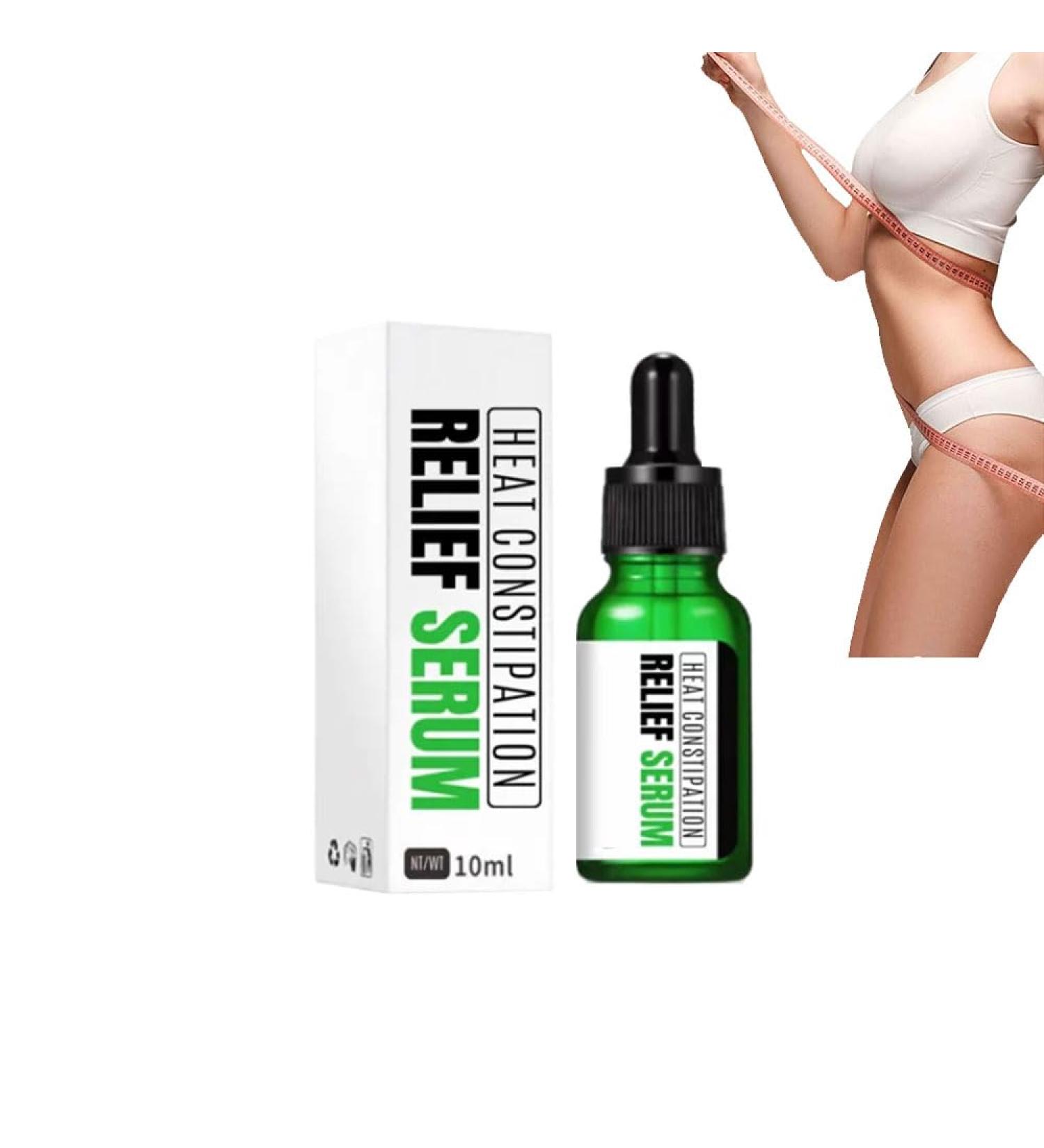 Clotox Heat Constipation Relief Serum - Anti-Cellulite Massage Oil for Healthy Digestion, Bloating, and Gas Relief (1pcs) - Buy Online on GoSupps.com