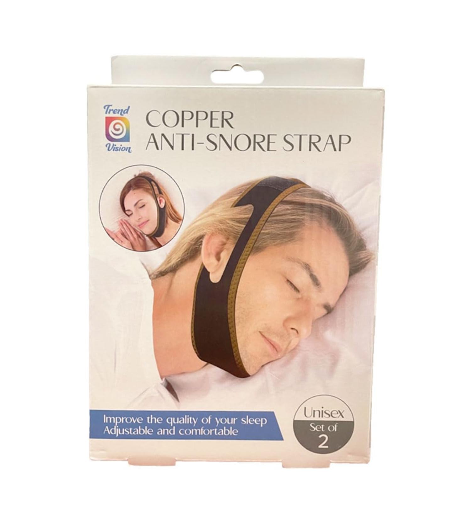 Simple Living Copper Anti-Snore Strap Set - Sleep Better Snore Less | International Shipping Available - Buy Online on GoSupps.com