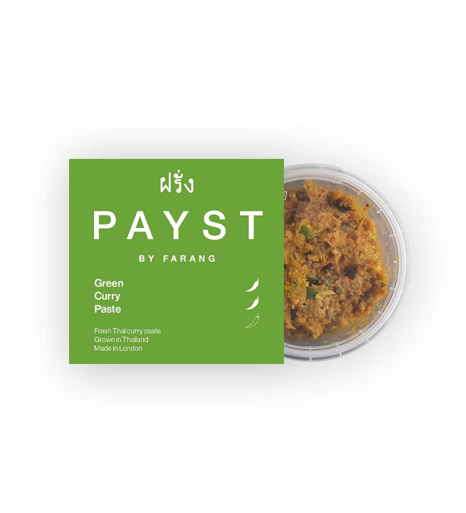 Payst Fresh Thai Green Curry Paste. Fresh Handmade in London Authentic Thai cooking paste. 100g. Serves 2. - Buy Online on GoSupps.com