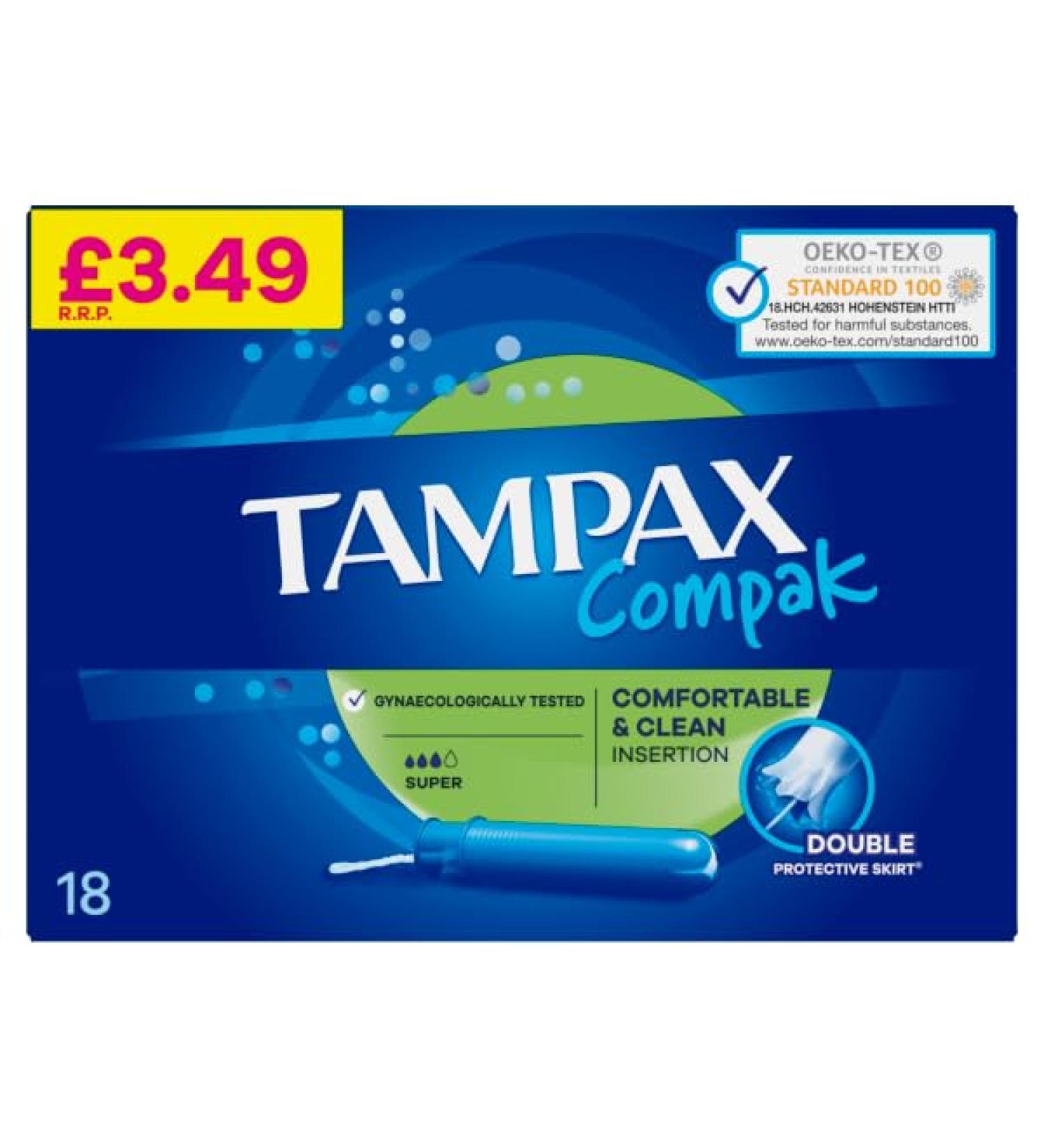 Tampaxx Complax Super Tampons 6 x 18 PMP