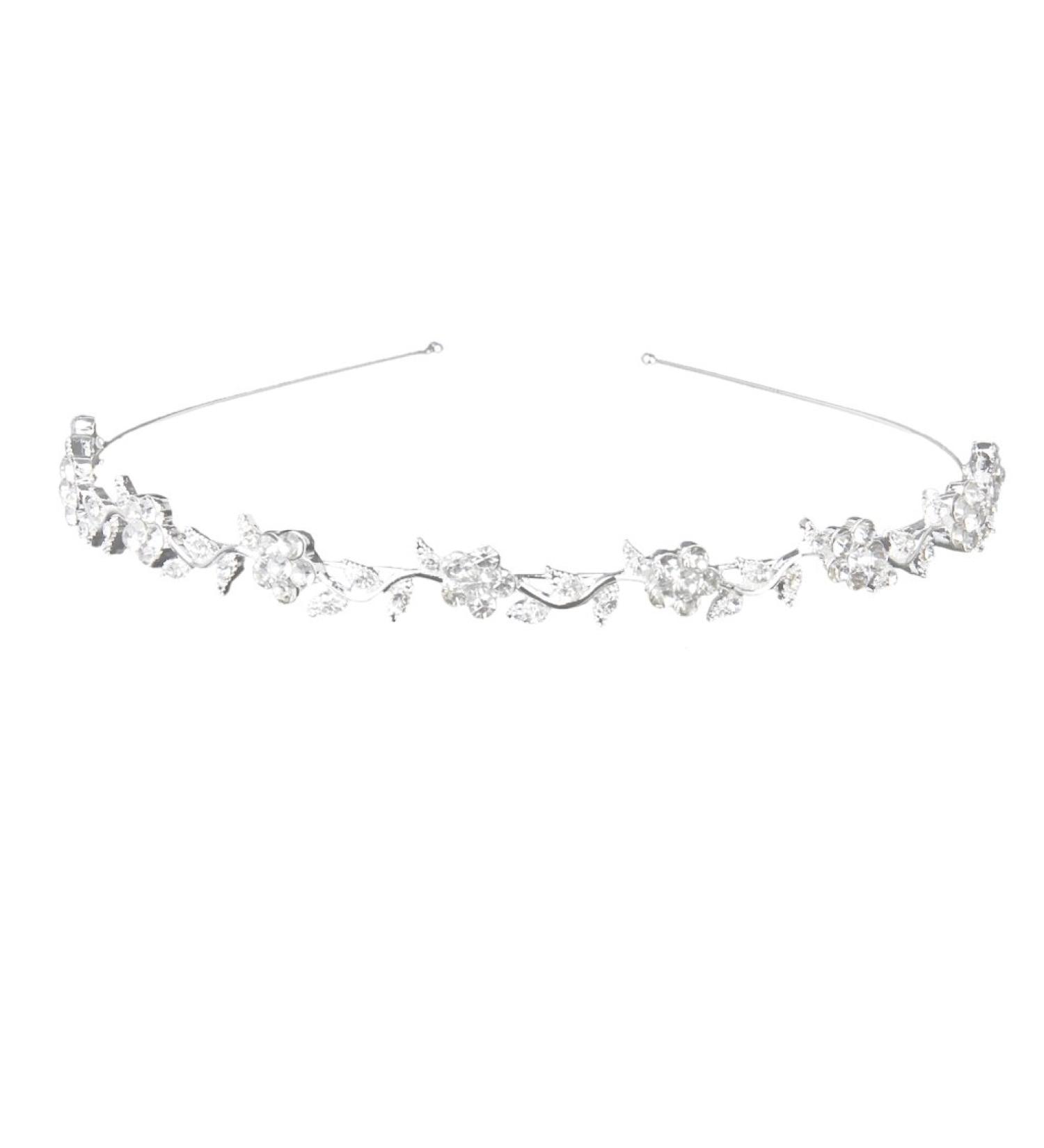 Perfeclan Wedding Bride Hair Tiara - Elegant Crystal Headband for Weddings Proms & Parties - Buy Online on GoSupps.com