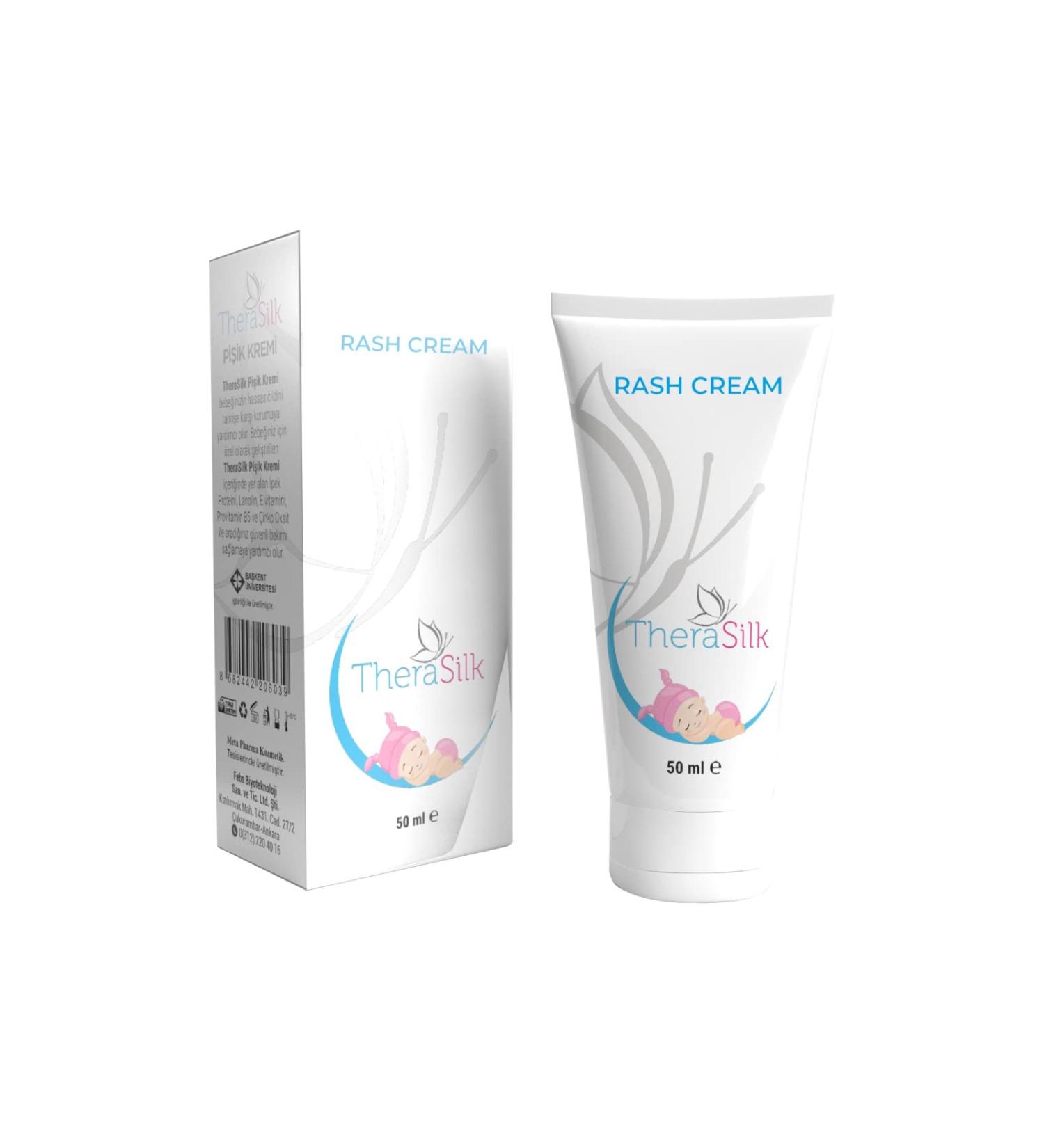 TheraSilk 50ml Diaper Rash Cream with Intense Silk Protein - Soothes and Protects Baby's Skin - Buy Online on GoSupps.com