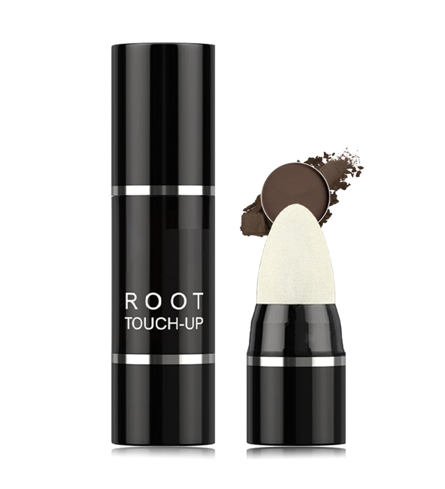 Root Touch Up Instantly Hairline Shadow Hairline Powder Quickly Cover Hairline Hairline Powder Stick Long Lasting Root Cover Up Cover Gray Hair Windproof & Sweatproof (Dark Brown) - Buy Online on GoSupps.com