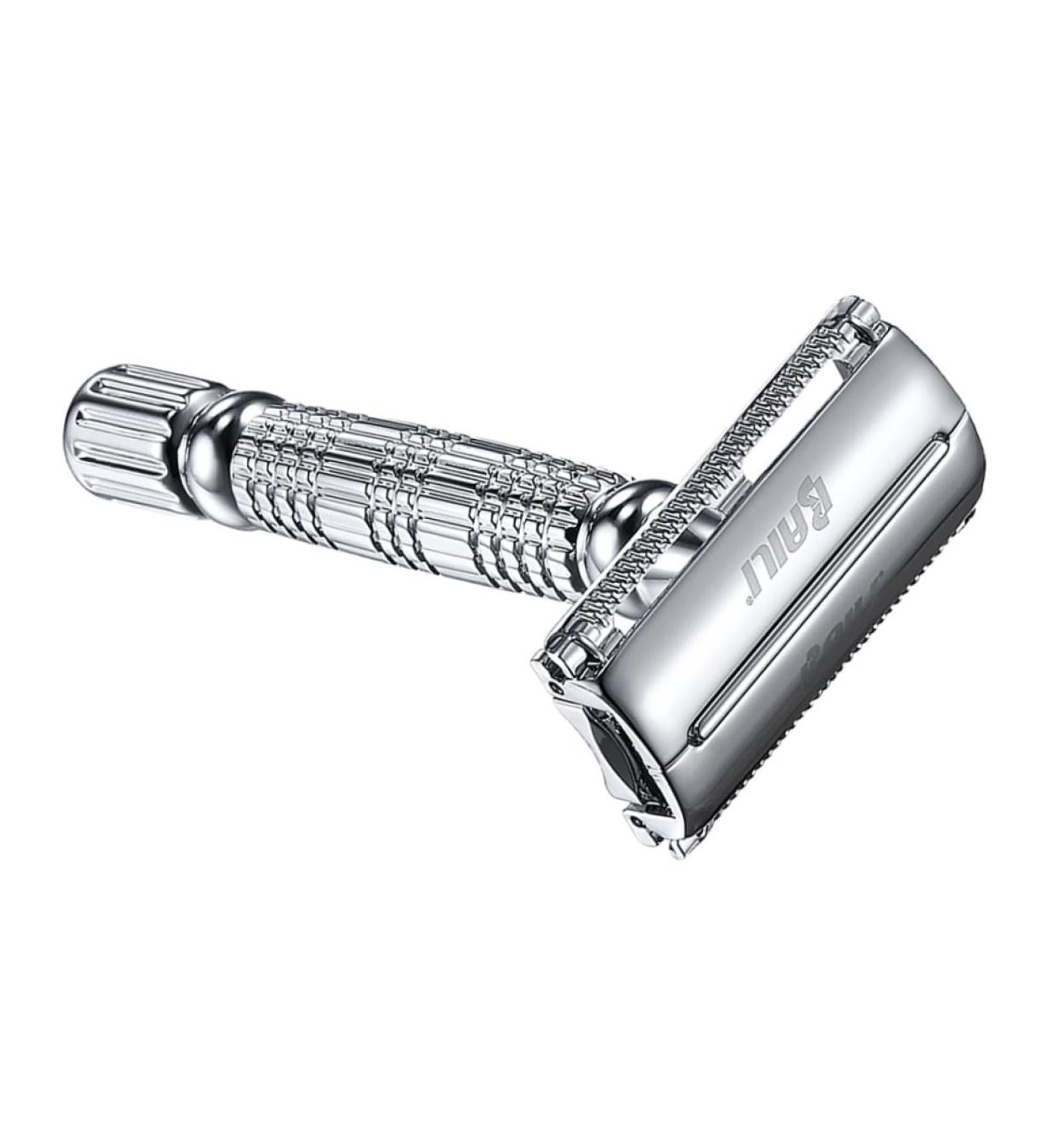 Balacoo Men's Manual Shaver - Chrome-Plated Double-Sided Razor & Hair Clippers for a Classic Shave - Ideal for Face | International Shipping Available - Buy Online on GoSupps.com