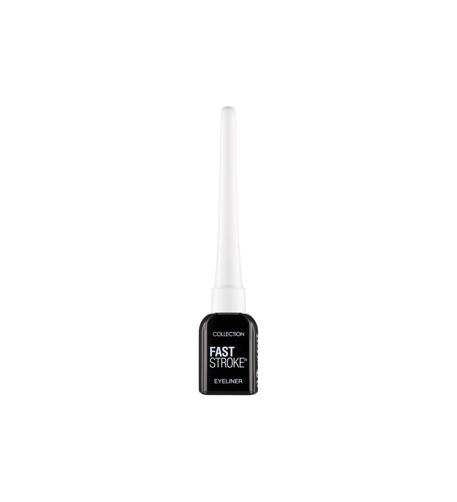 Collection Cosmetics Fast Stroke Eyeliner 4ml - Quick Drying Formula - White - Buy Online on GoSupps.com