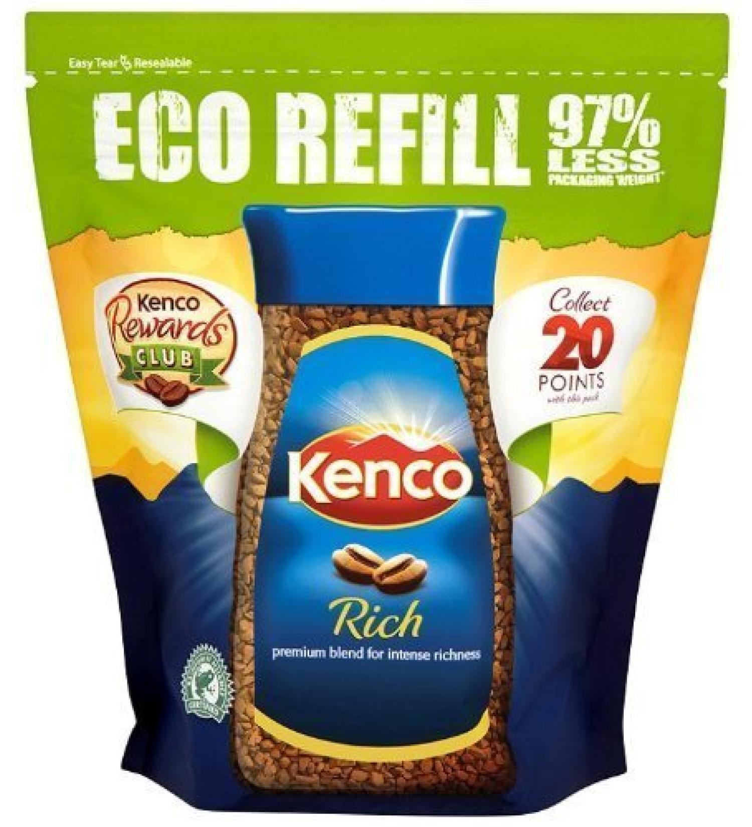 Kenco Really Rich Lot de 4 recharges de caf 150 g