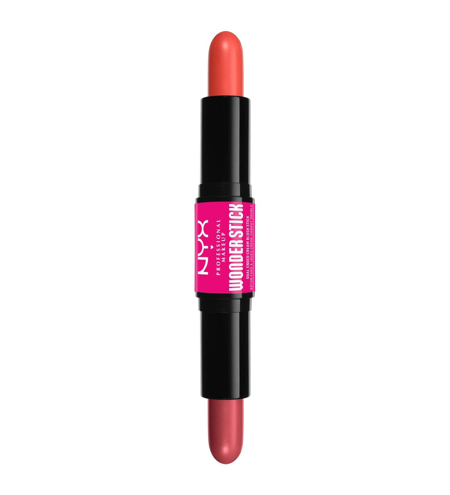 NYX Professional Makeup Wonder Stick - Vegan Hyaluronic Acid Rouge Moisturizing Mixable Texture Honey Orange + Rose 02 - 1 Piece - Buy Online on GoSupps.com
