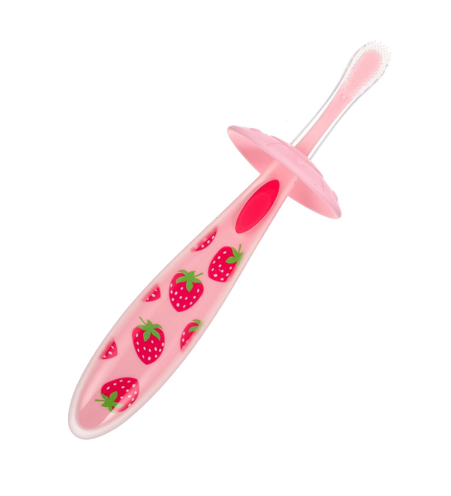 Gatuida Toddler Toothbrush Accessories - Baby Suit & Cleaning Brush - Pink 1 Pack - Ideal for Children & Travel - Buy Online on GoSupps.com