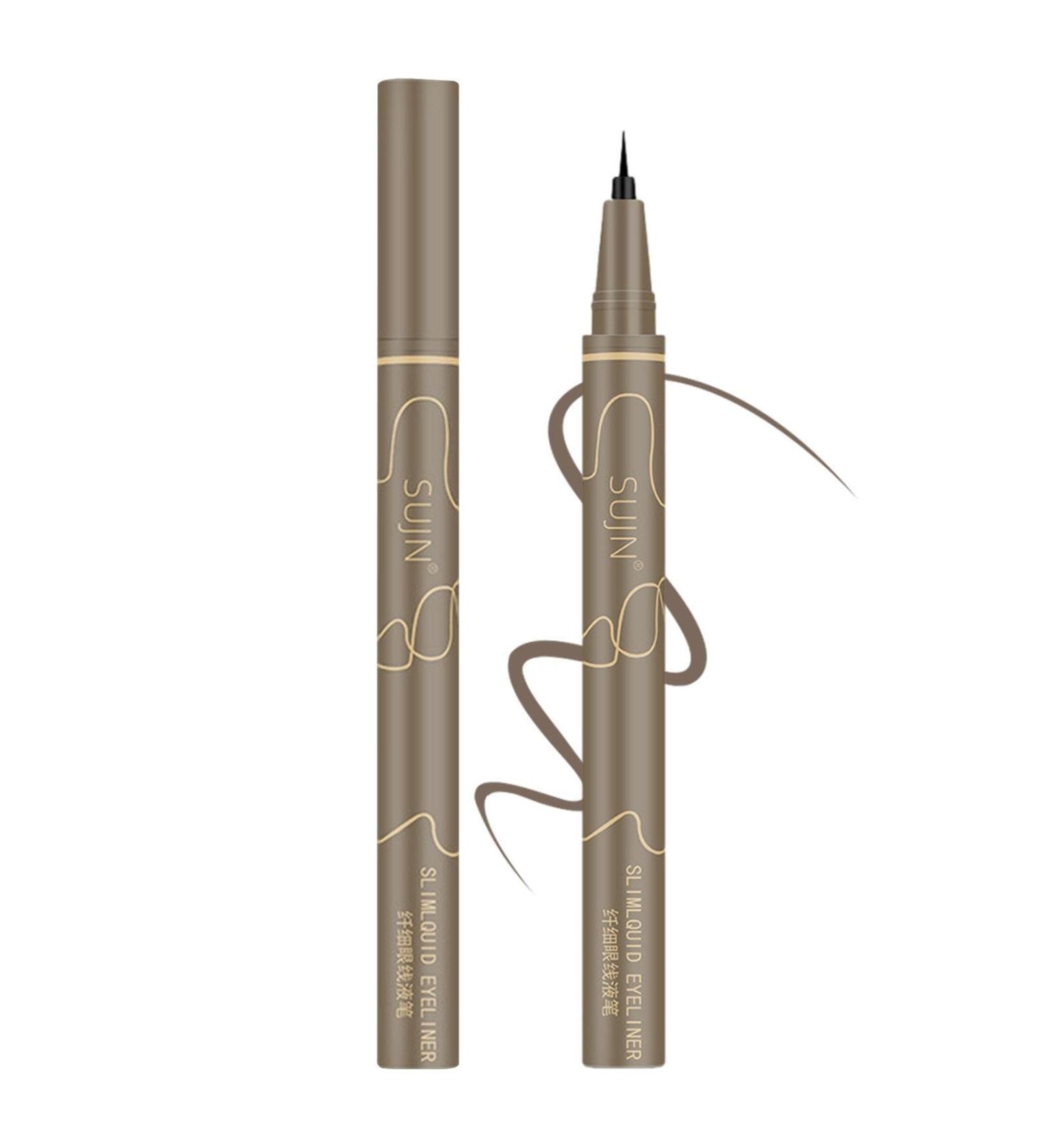 Waterproof Eyeliner | Extra-Fine Precision High-Pigmented Ink Eyeliner - Smudge Resistant Long Lasting Eyeliner All Day Waterproof Eyeliner Makeup Jiem-ca 03#cold Brown - Buy Online on GoSupps.com