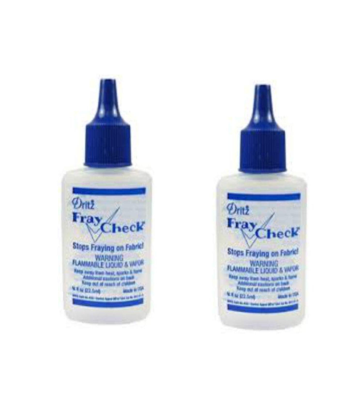 Dritz 1674 Fray Check Liquid Seam Sealant, 0.75-Ounce, 2-Pack (x2)