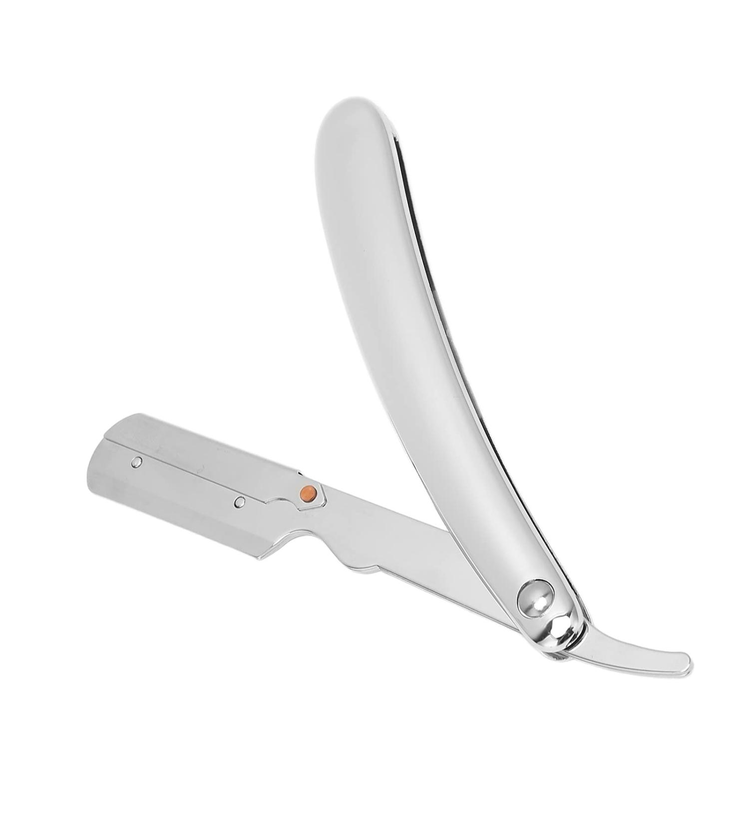 Premium Vintage Barber Razor Kit - Ergonomic Silver Razor Set for Exceptional Shaving Experience - Buy Online on GoSupps.com