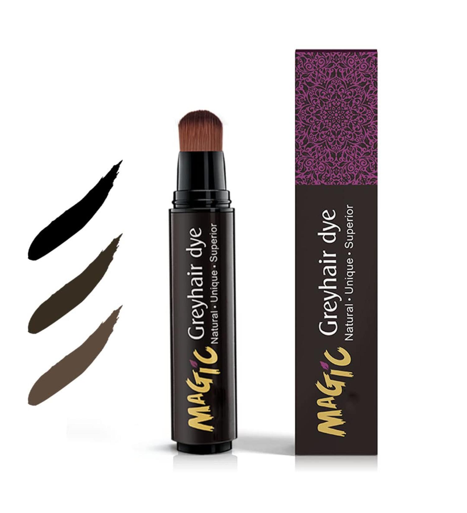 Gowwim Root Touch Up Hair Coloring Dye Pen - Semi-permanent Gray Coverage (Black) - Buy Online on GoSupps.com