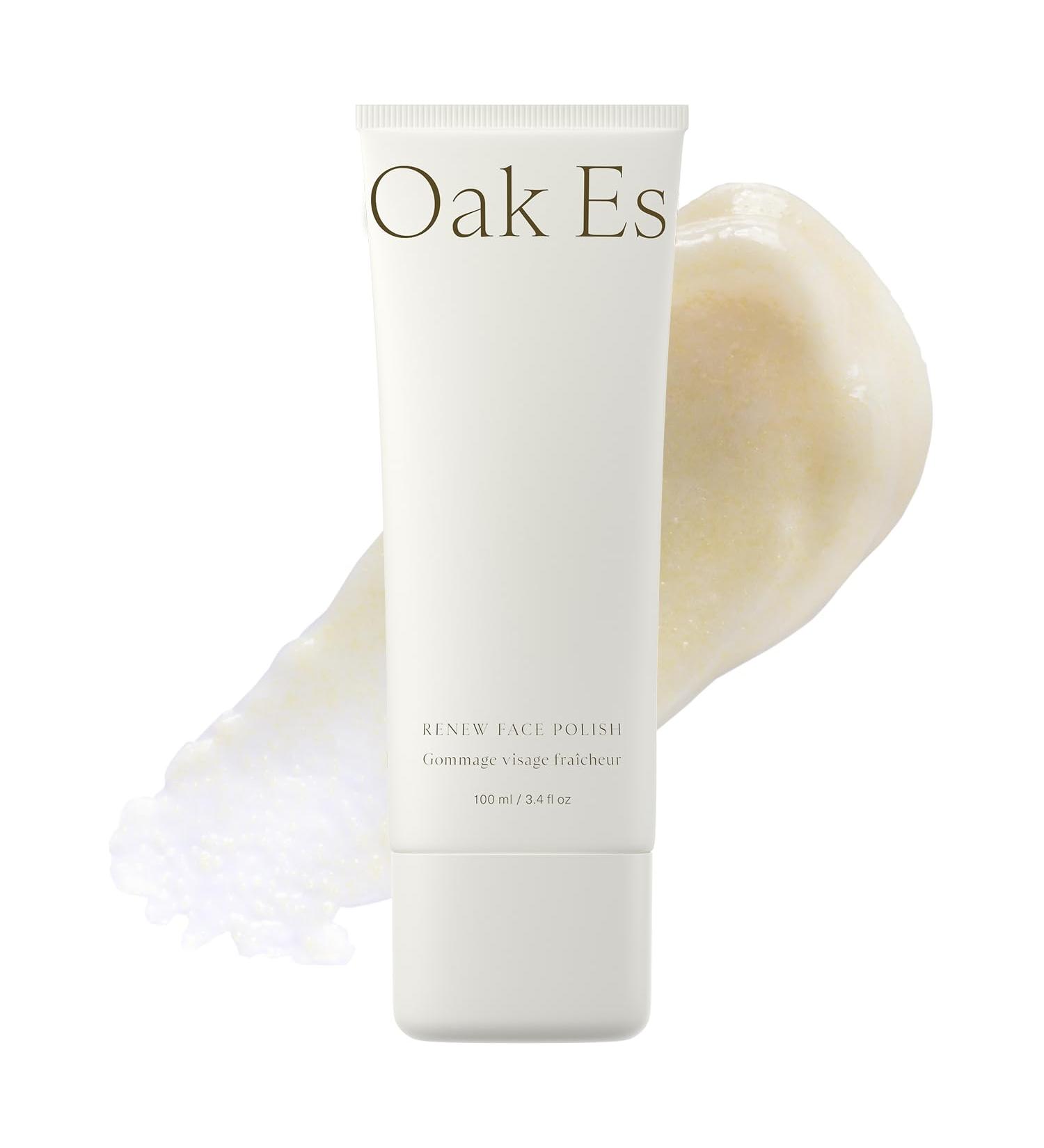 Oak Essentials Renew Face Polish | Gentle Exfoliating Face Scrub with Pineapple Extract Vitamin C & Polishing Beads 3.4 Oz 3.4 Fl Oz (Pack of 1) Multicolor - Buy Online on GoSupps.com