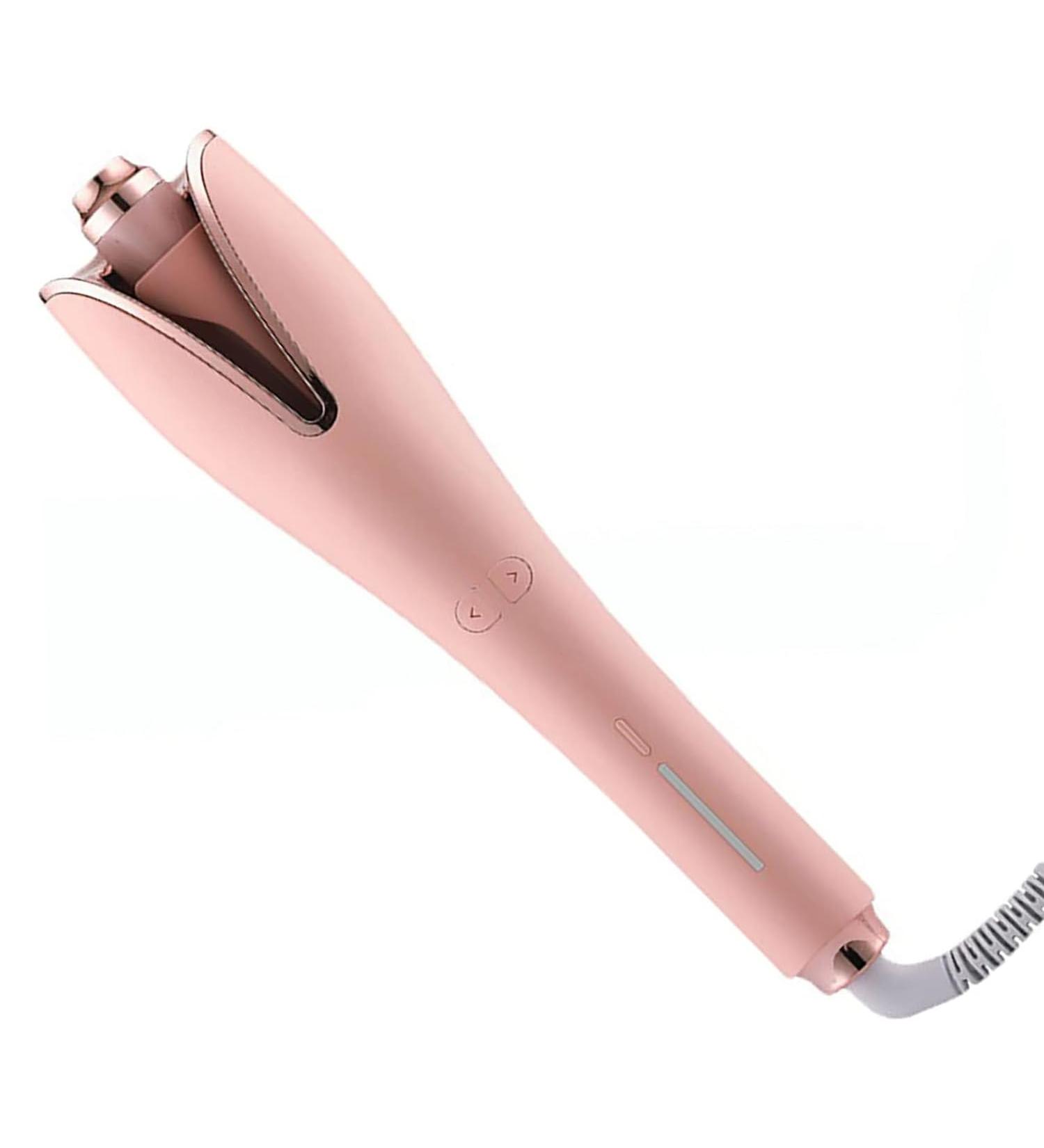 YUENTOEN Automatic Curling Iron - Fast Heating Hair Waver & Curlers - 4 Temperature Settings - Pink Hair Styling Tool - Buy Online on GoSupps.com