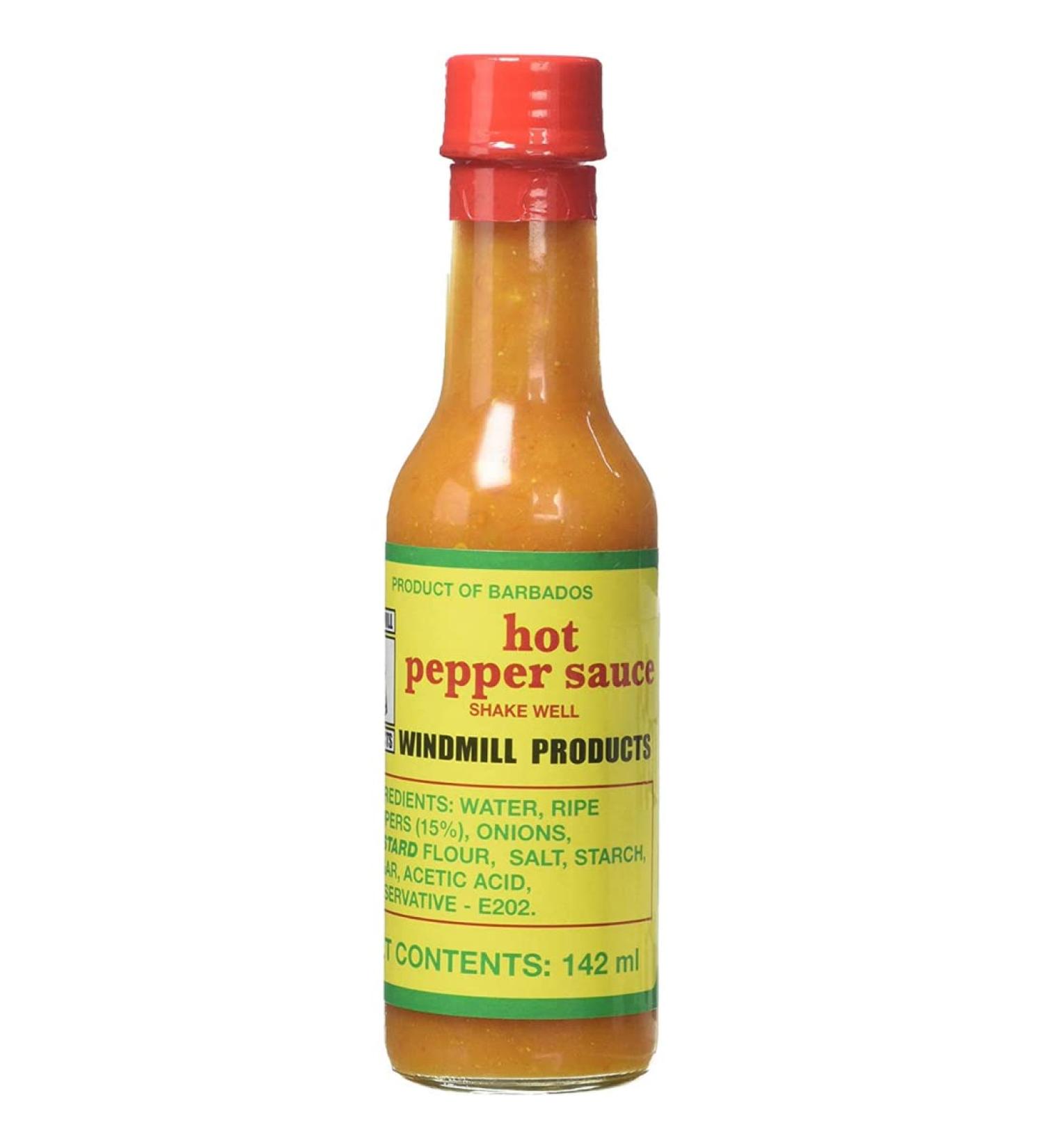 2 x Windmill Hot Pepper Sauce 12 x 142ml