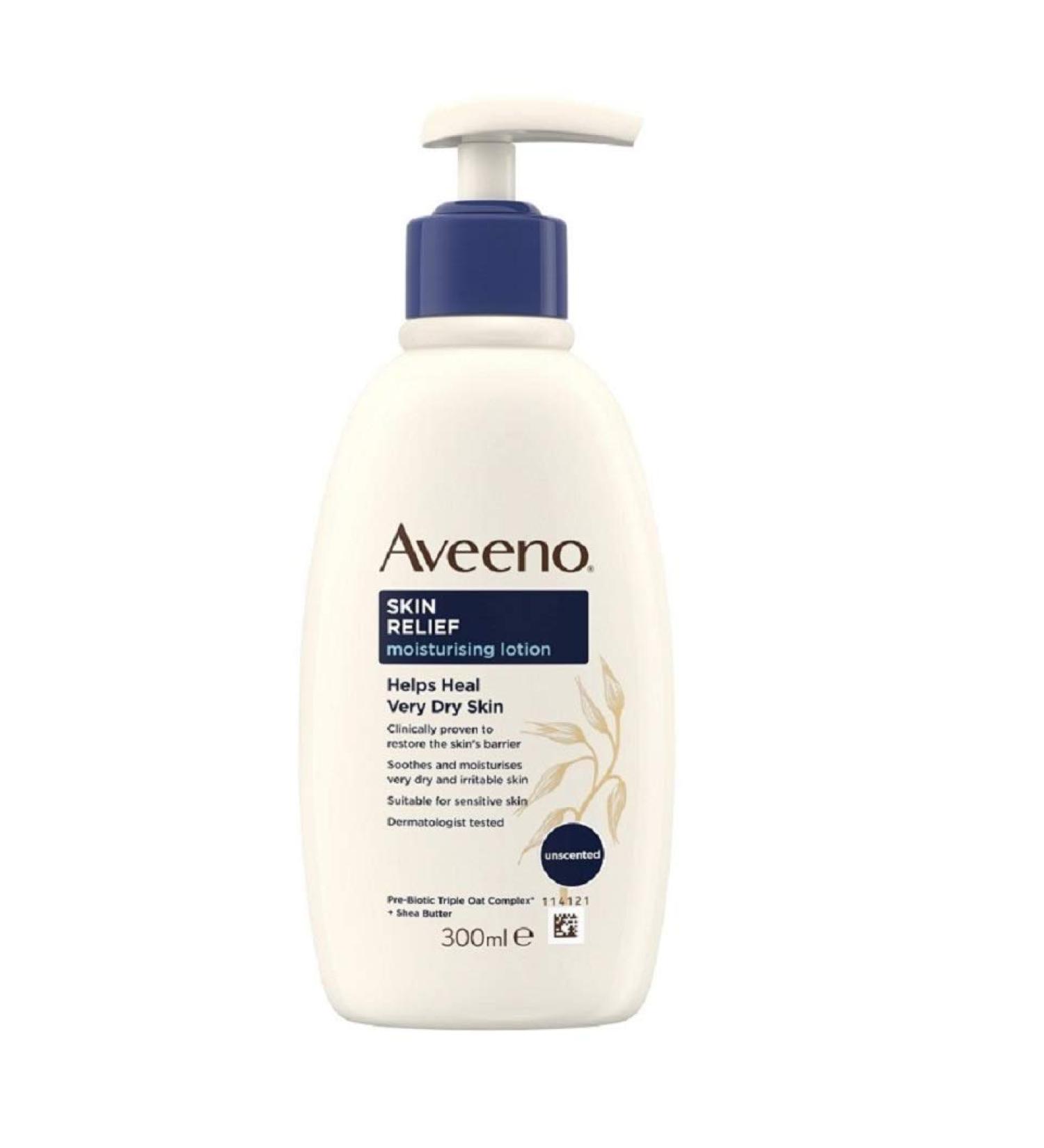 Multibuy 3x Aveeno Skin Relief Moisturising Lotion with Shea Butter - 300ml by Aveeno
