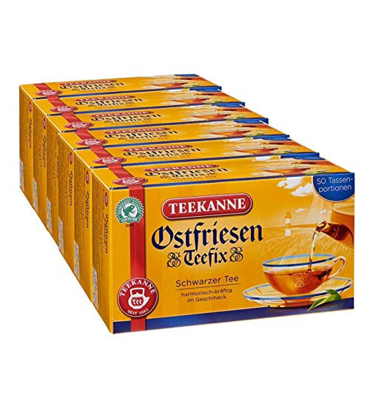 Teekanne Ostfriesen TeeFix Lot de 6 sachets de 50 sachets - Buy Online on GoSupps.com