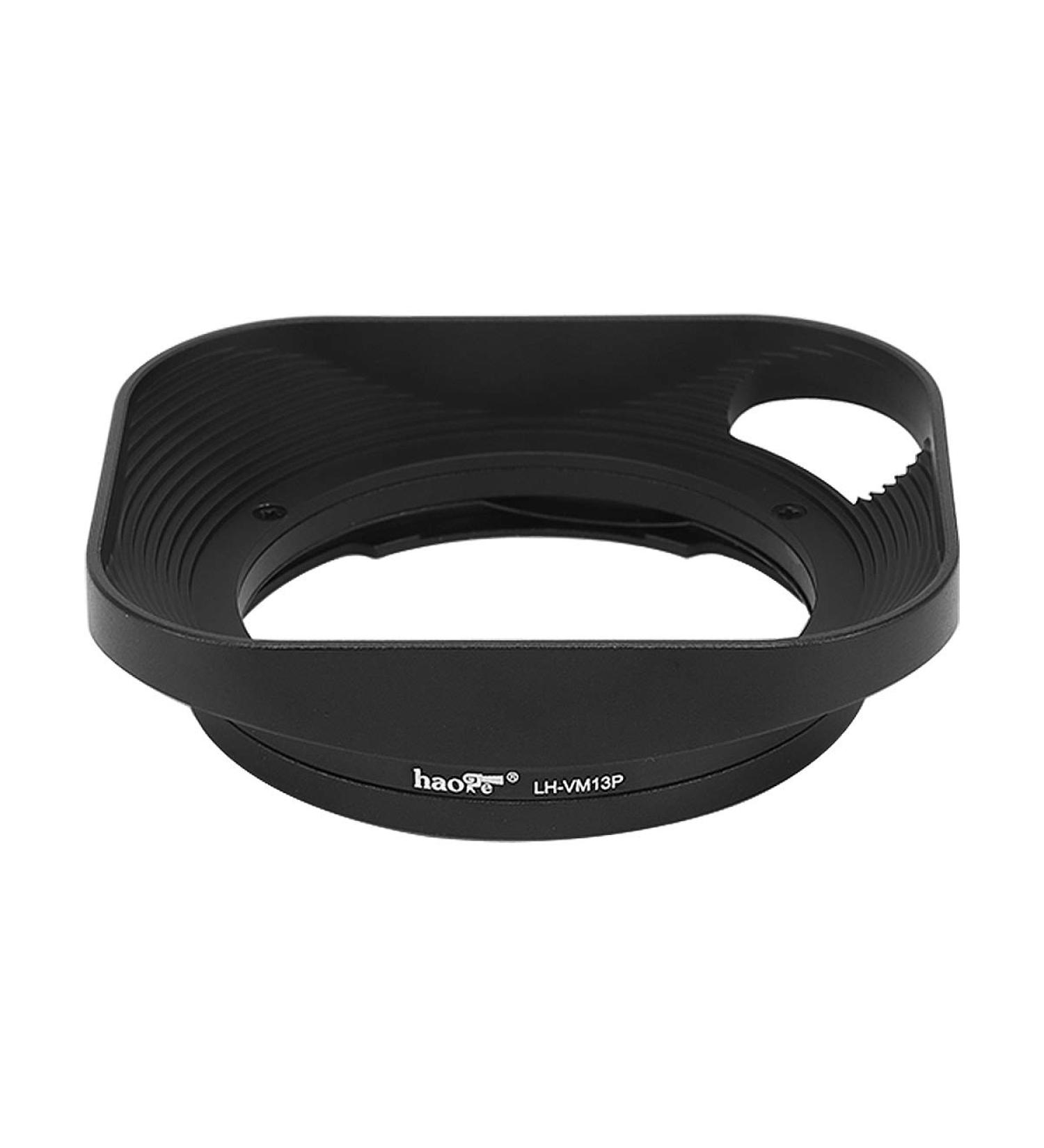Haoge Square Metal Lens Hood for Voigtlander 35mm f2 Ultron & 21mm f3.5 Color Skopar - Hollow Out Design - Buy Online on GoSupps.com