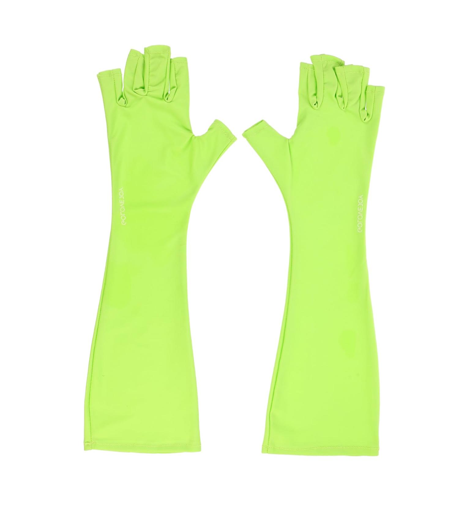 minkissy 1 Pair Nail Gloves Oveglove Hands Glove Nails Supplies Glvoes Uv Led Lamps Glove Gel Nail Lamp Glove Fingerless Uv Sun Gloves Nail Art Gloves Mj03 Nail Polish Manicure Polyester - Buy Online on GoSupps.com