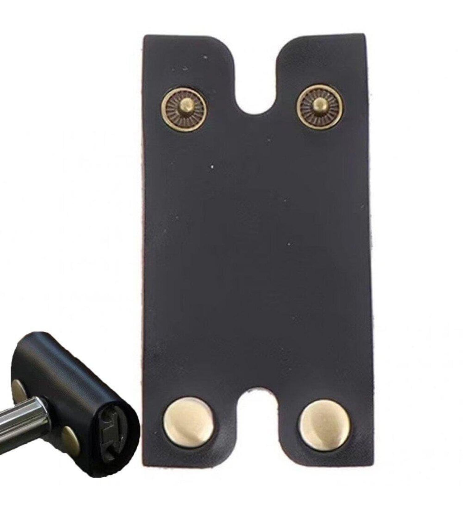 Leather Razor Head Cover | Portable Shaver Head Protective Case | Durable Safety Razor Protector for Travel | Black - Buy Online on GoSupps.com