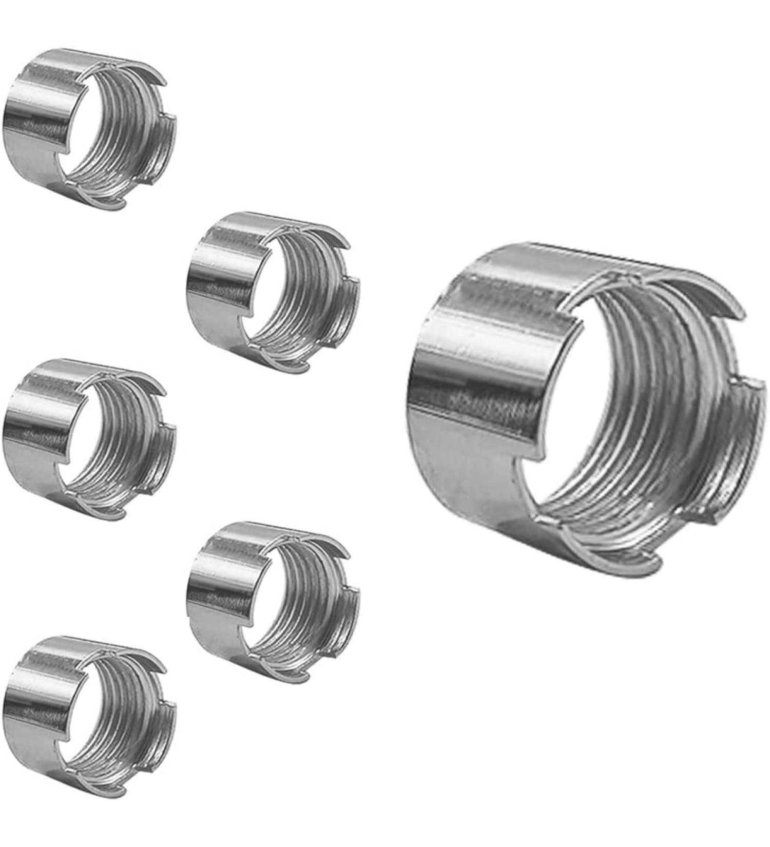 6 Pack Silver 510 Thread Magnetic Ring Adapter Connectors - Compatible with Vape Pens - Buy Online on GoSupps.com