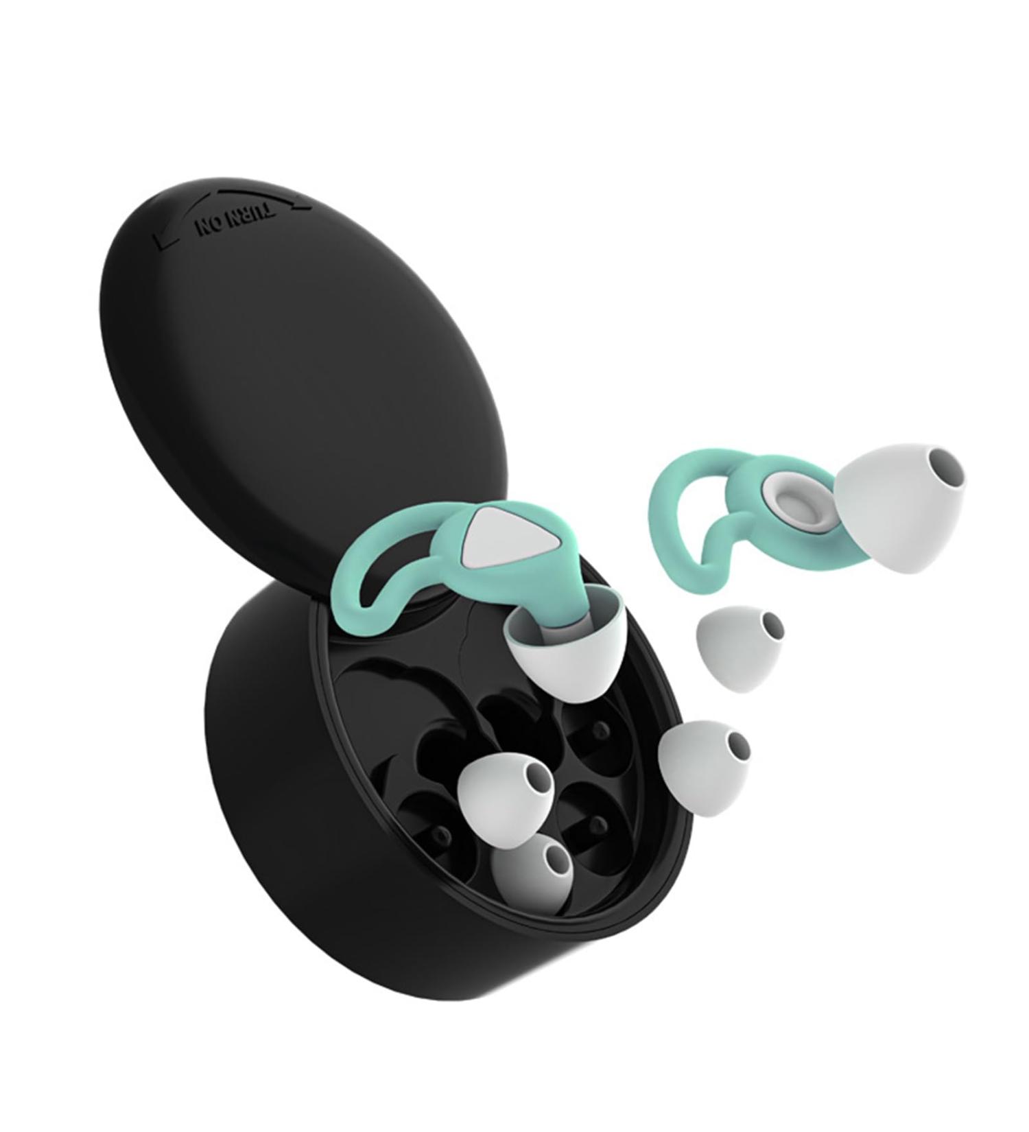 Buy Reusable Ear Plugs for Noise Reduction | Soft Silicone Hearing Protection for Sleep Work & Study - 6 Sizes Included - Buy Online on GoSupps.com