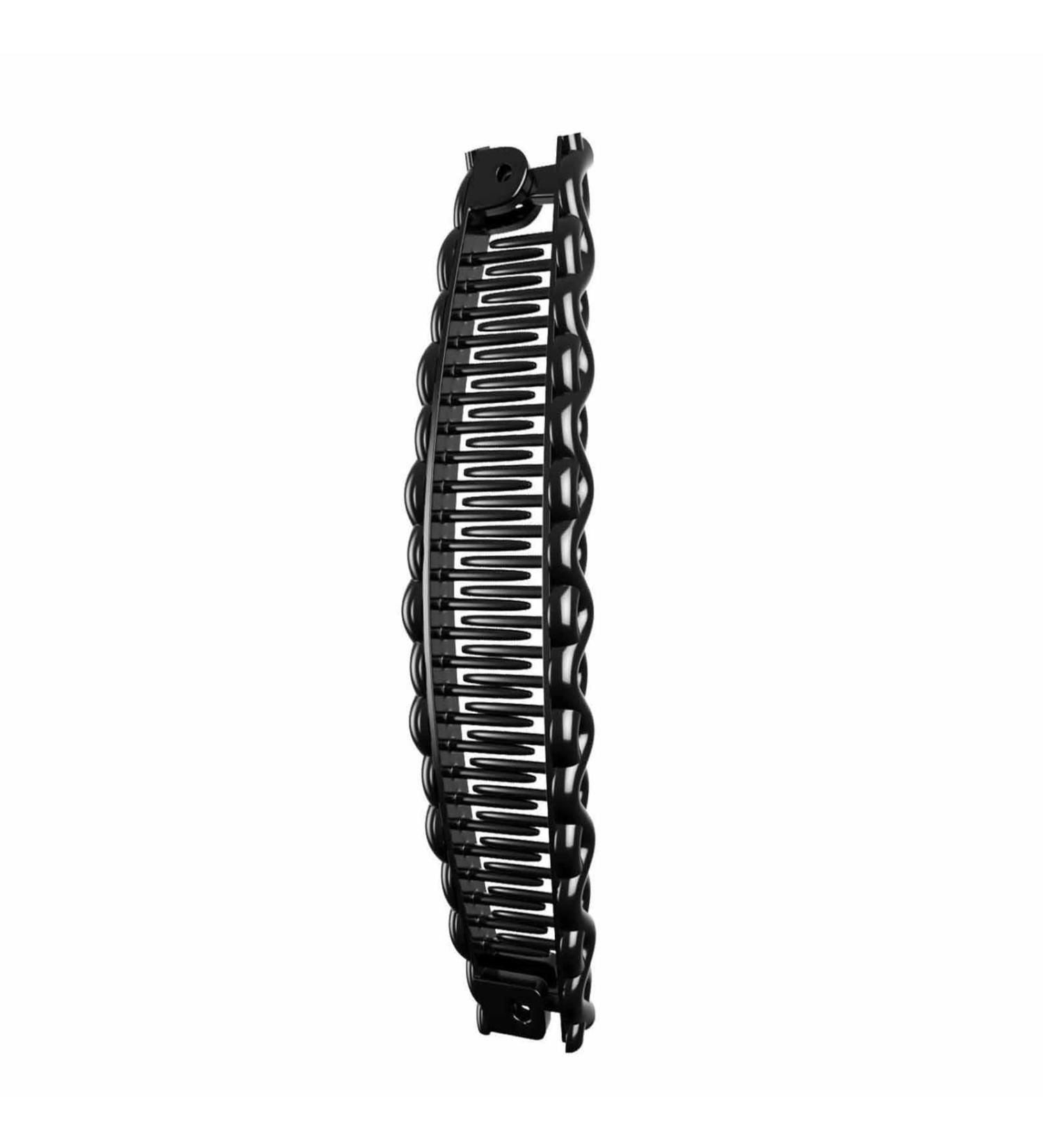 Banana Clip Women Hair Claw with Tail Barrettes Hair Accessories | Endurable Vintage Clincher Combs Clamp Grip Ponytail Banana Clip for Women and Girls Black - Buy Online on GoSupps.com