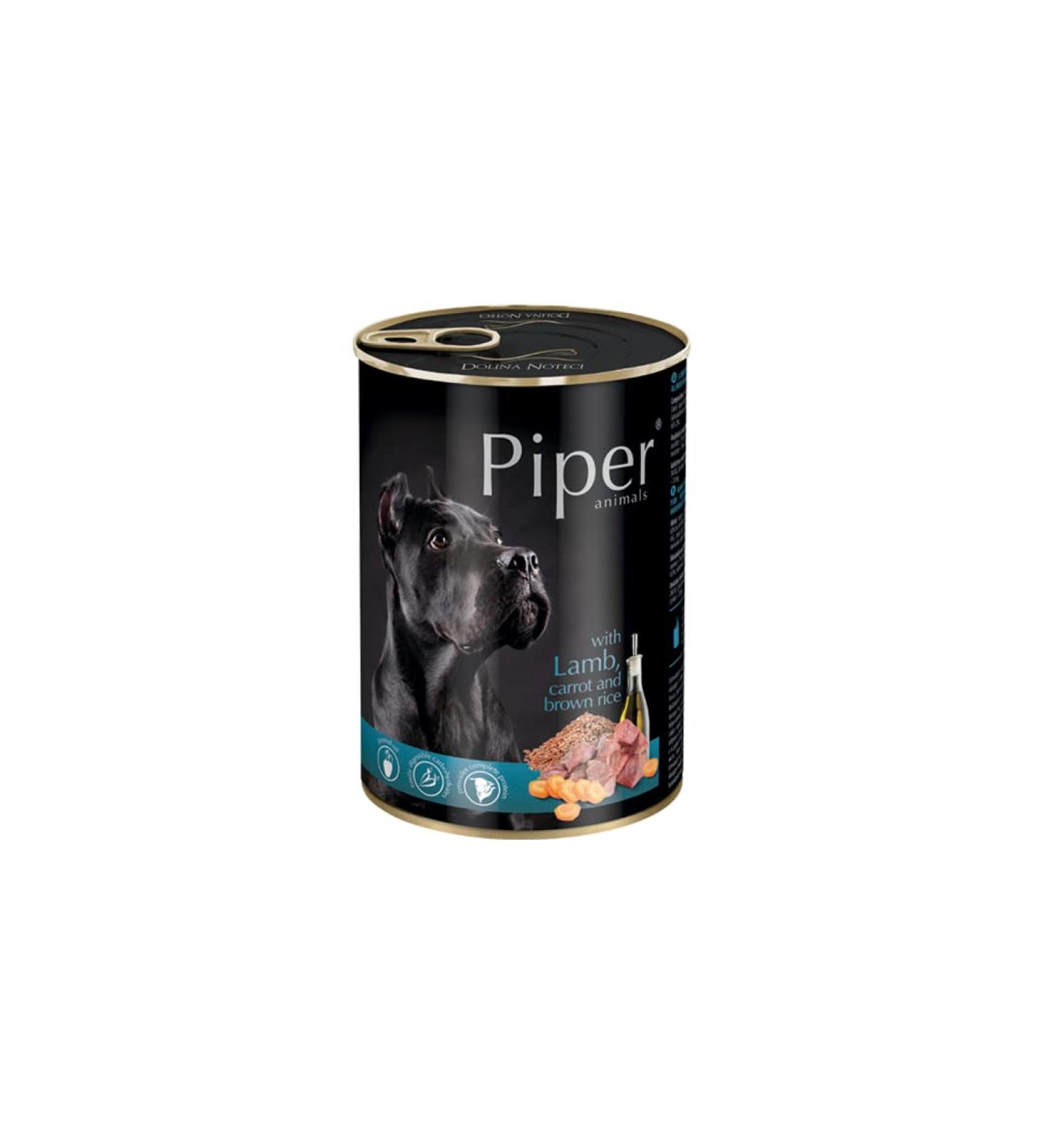 Piper - Lamb Carrot and Brown Rice 400gr - Buy Online on GoSupps.com