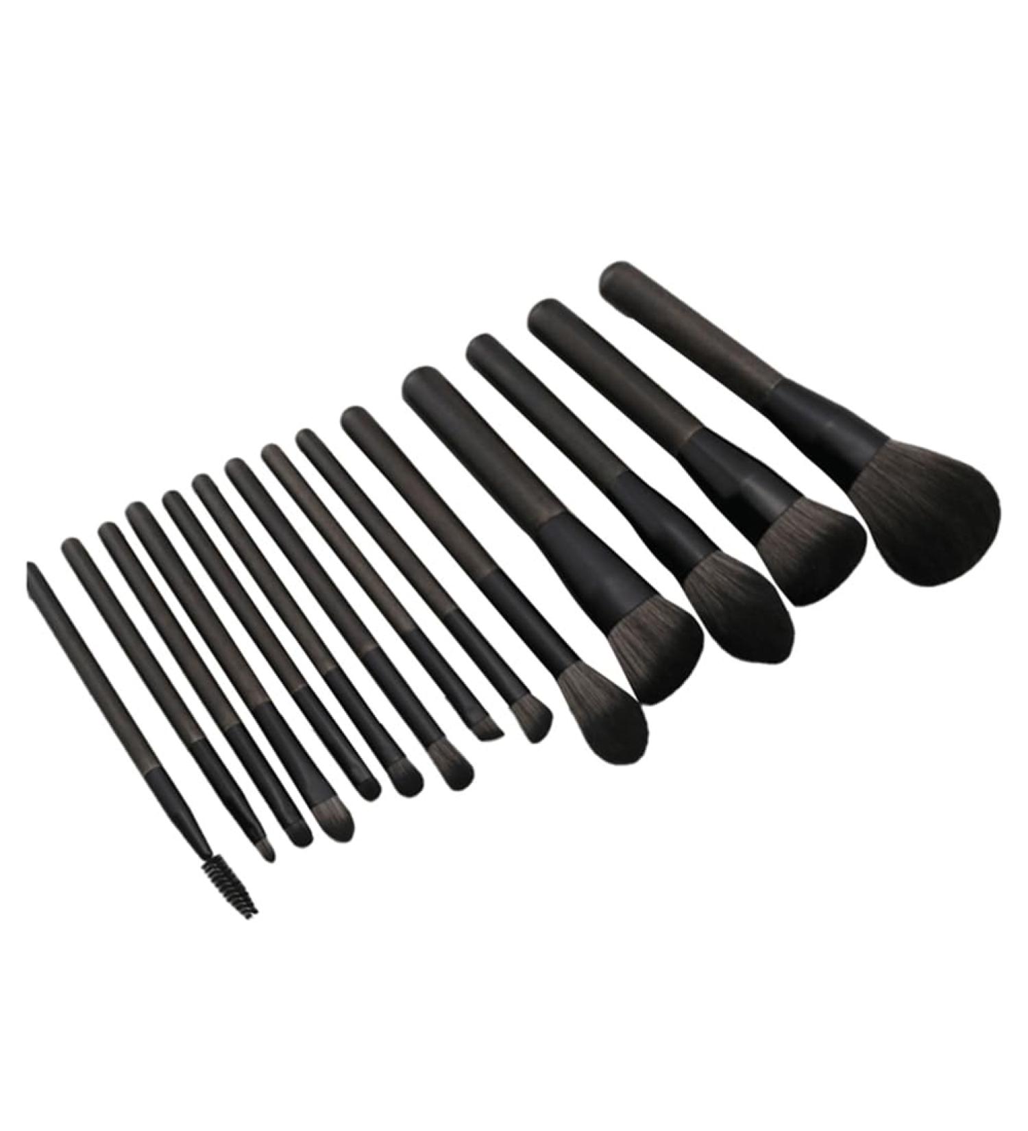 Viupolsor Complete Makeup Brushes Loose Powder Brush Foundation Brush Nose Shadow Brush Soft Fiber Hair - Buy Online on GoSupps.com