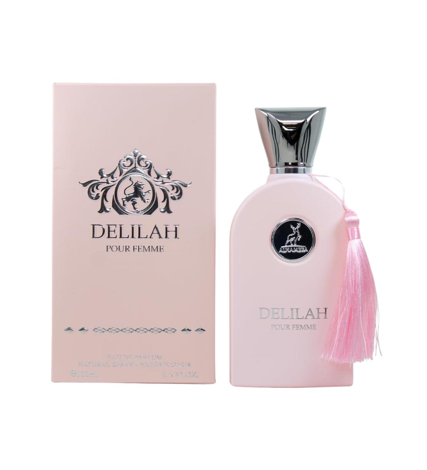 DELILAH POUR FEMME EAU DE PARFUM 100ml | LUXURY LONG LASTING FRAGRANCE | PREMIUM IMPORTED FRAGRANCE SCENT FOR MEN AND WOMEN | PERFUME GIFT SET | ALL OCCASION (Pack of 1)