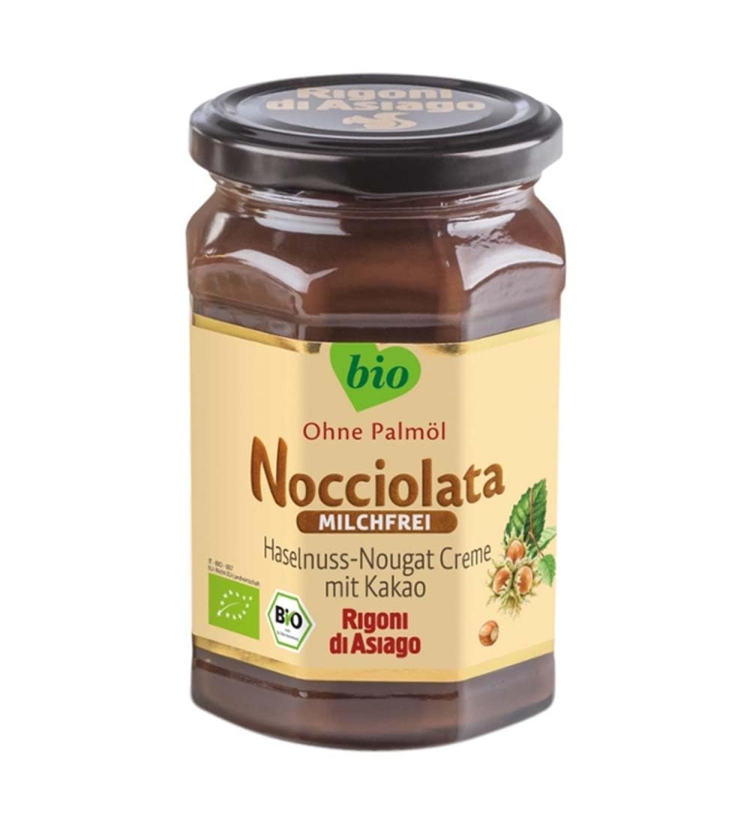 Rigoni di Asiago Nocciolata - milk -free 2x 650g hazelnut cream without palm oil nut nougat cream without palm oil delicious spread (2)