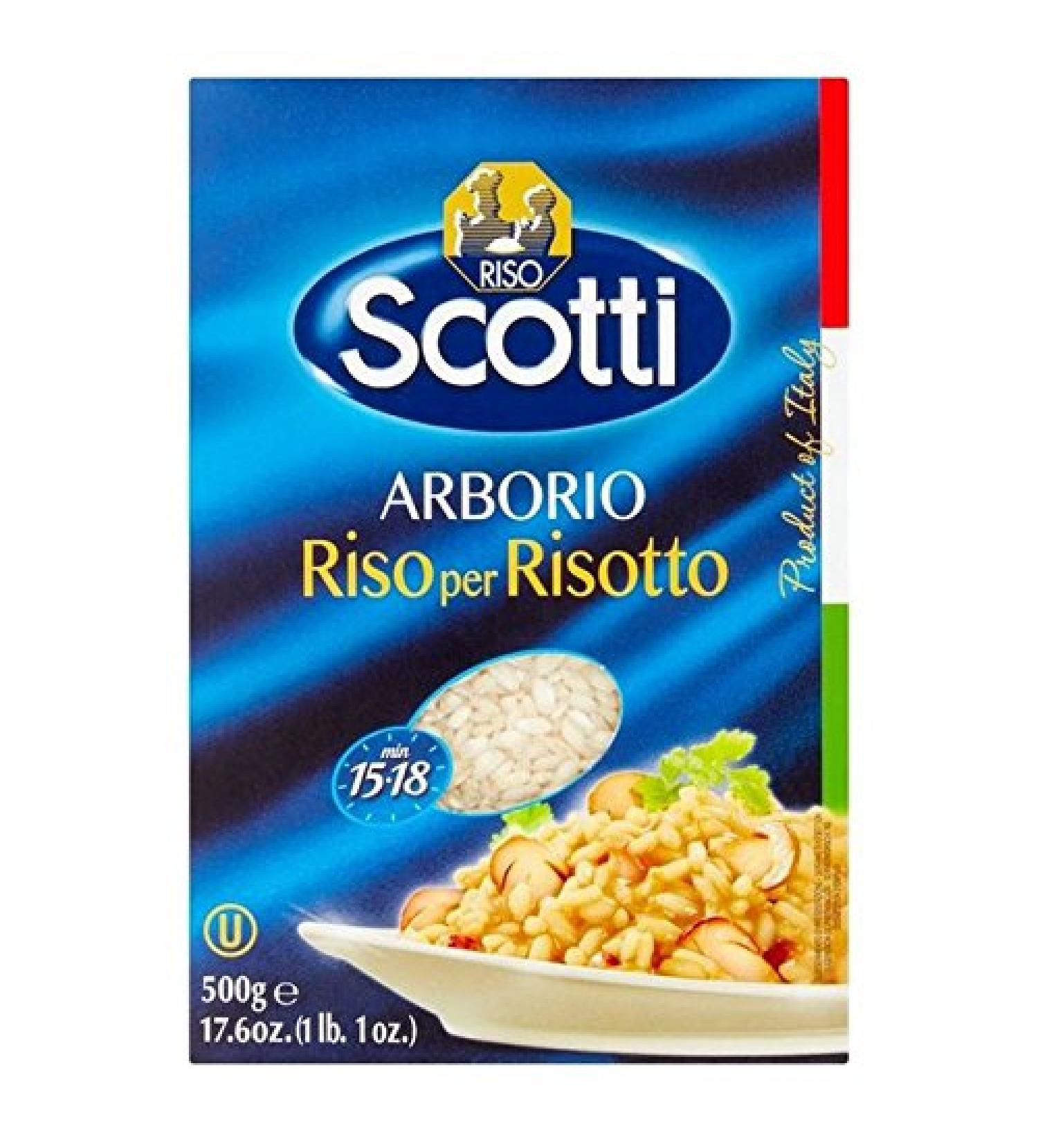 Riso Scotti Scotti Arborio Rice Risotto Rice 500G (Pack of 2)