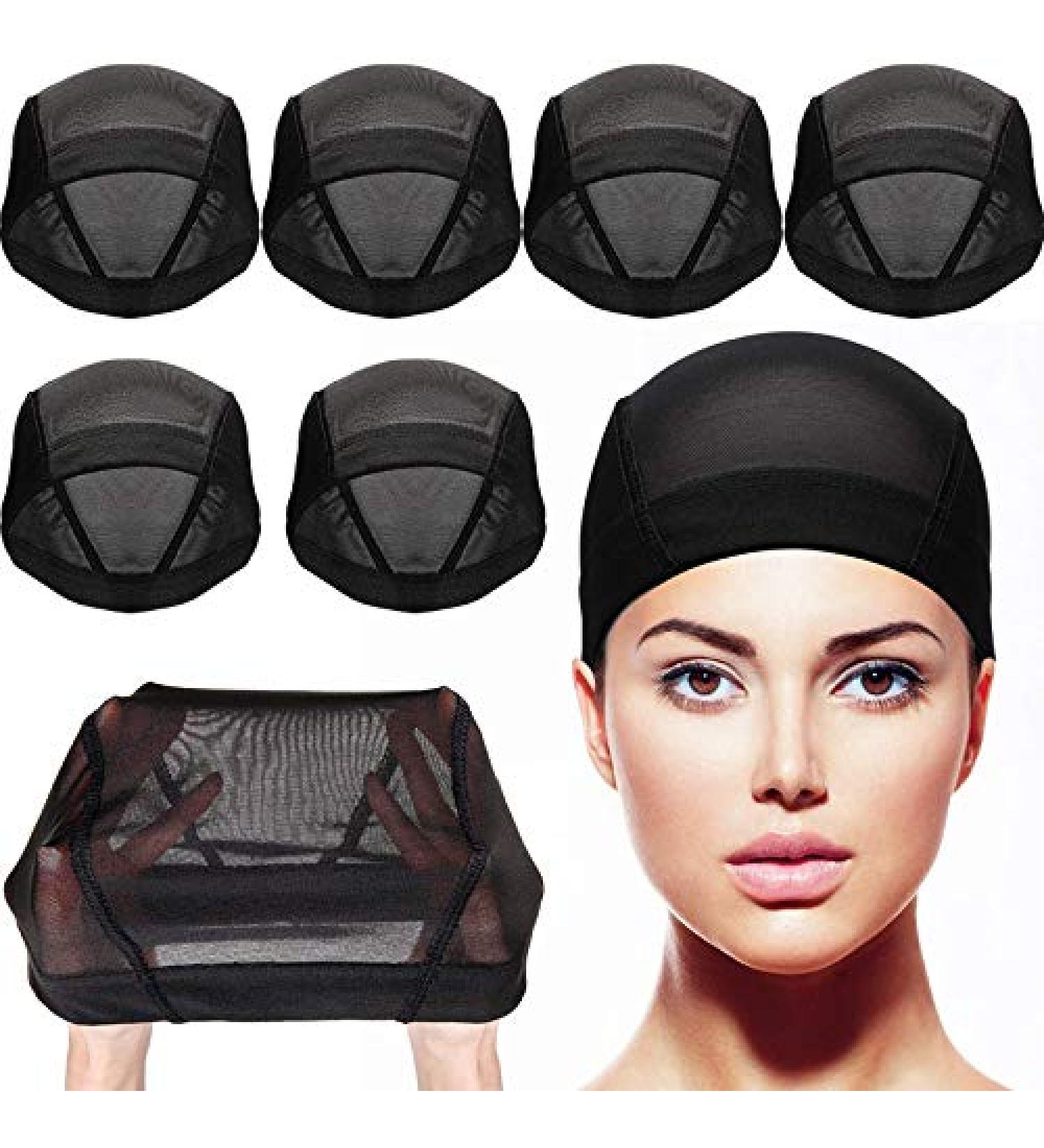 Black Mesh Wig Caps Stretchable Hairnets 6Pcs Mesh Cap Wig Caps for Making Wig Stretchy Wig Caps Stretchable Nylon Net Mesh Dome Caps Stocking Wig Cap Stretchy Nylon Wig Caps Nylon Close End Wig Caps - Buy Online on GoSupps.com