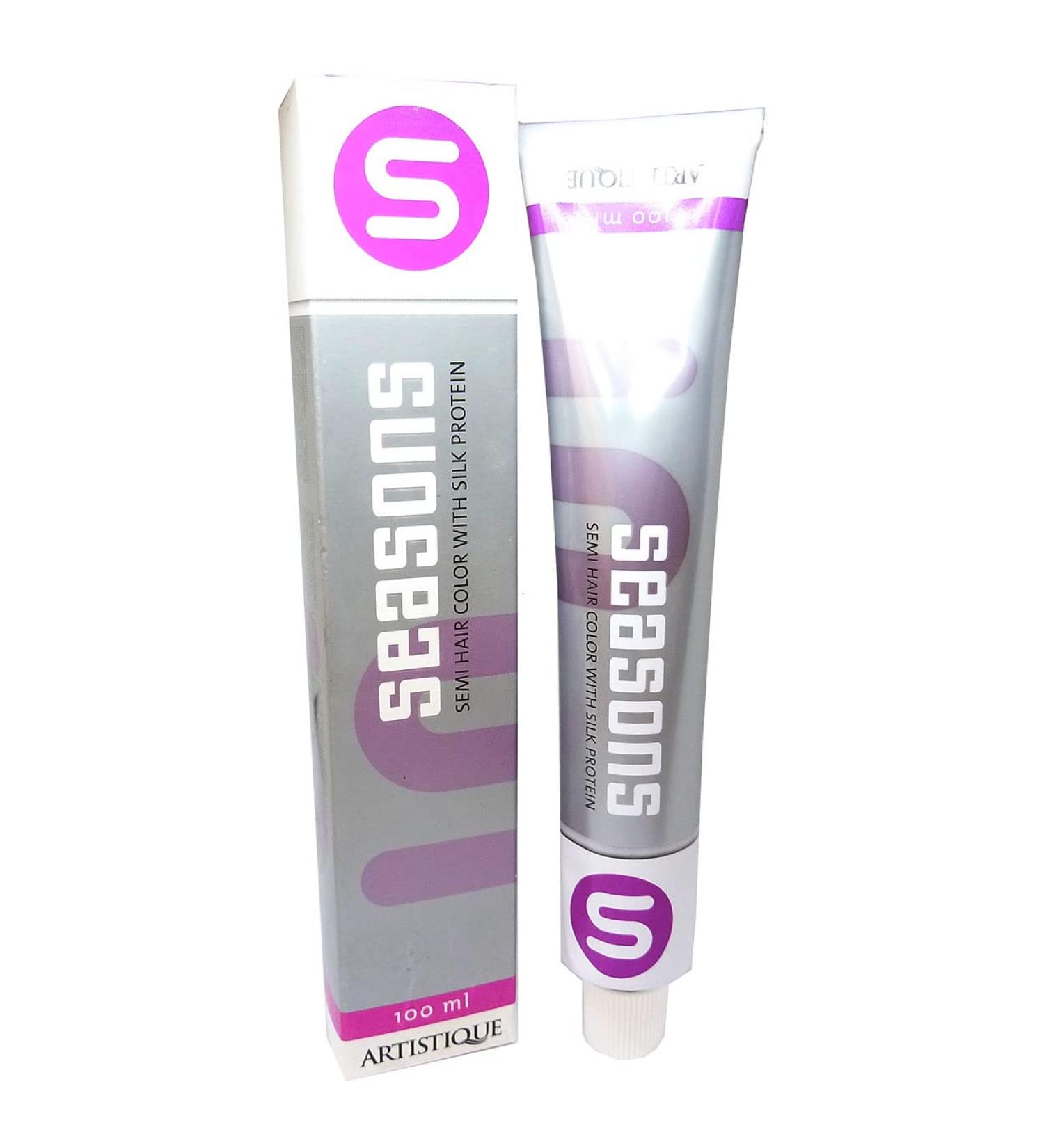 Artistique Seasons Semi Hair Color with Silk Protein Teinture de cheveux 100ml - 04.3 Mittel Goldbraun/Medium Golden Brown