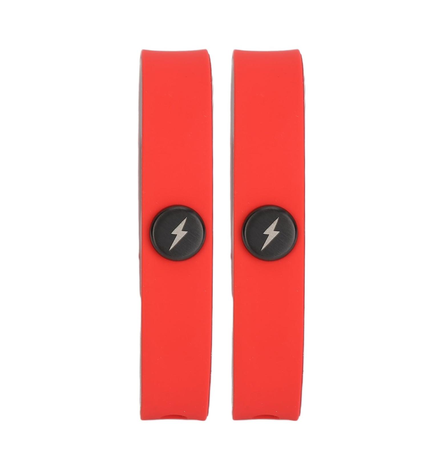 Jauarta 2 Pack Anti-Static Wristband - Wireless Negative Ion Silicone Bracelet for Sports - Washable & Comfortable (Red) - International Shipping - Buy Online on GoSupps.com