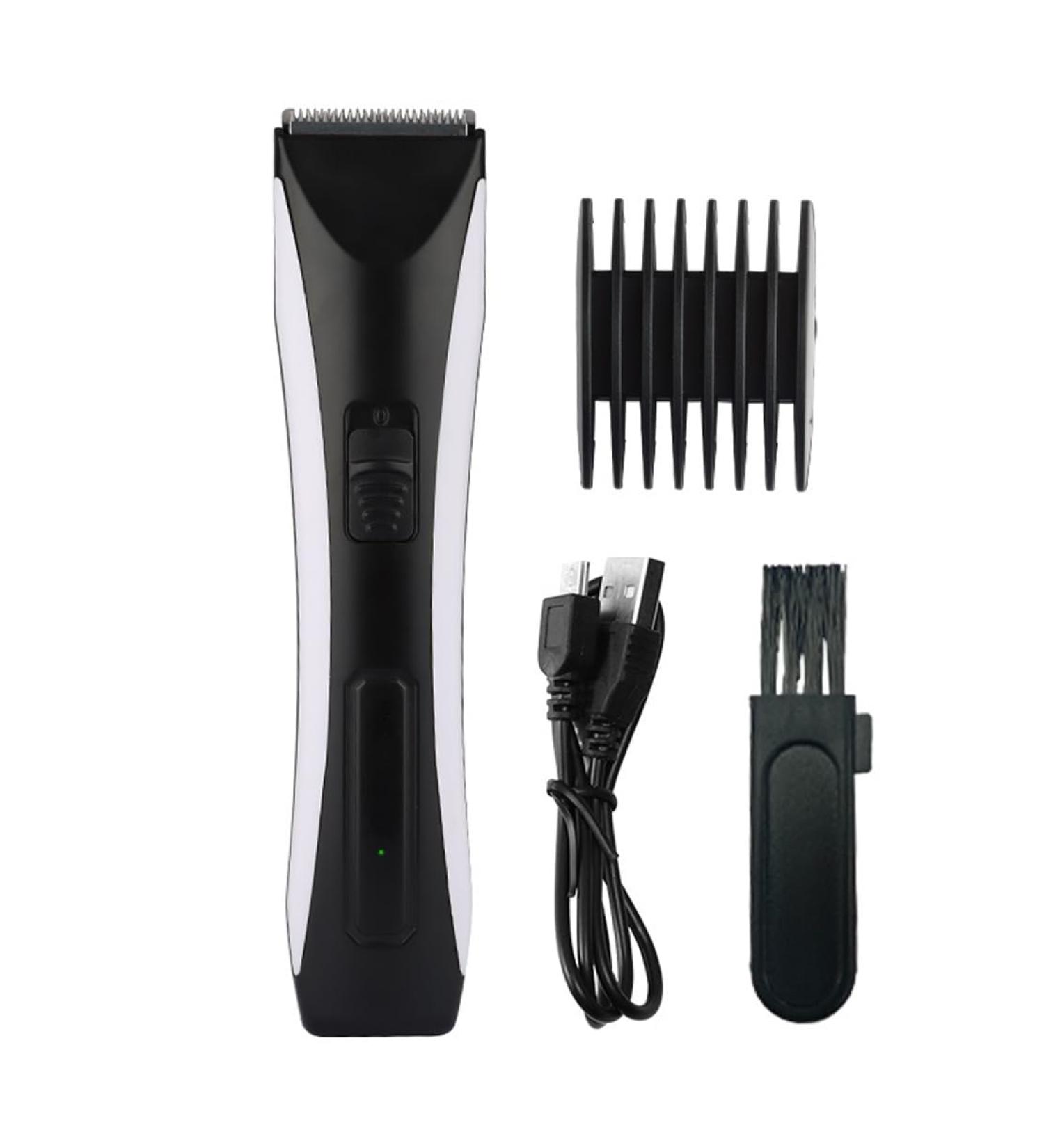 Professional Rechargeable Hair Clippers for Men - Adjustable Electric Beard Trimmer & Styling Tool (White - Buy Online on GoSupps.com