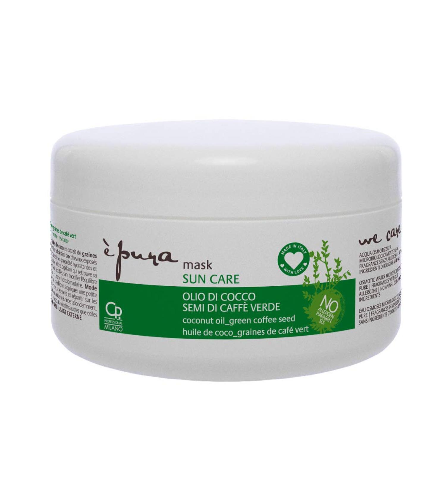 pura - Sun Care Mask - Intensive professional treatment for hair that was exposed to the sun salt or chlorine - with natural sun protection - 300 ml