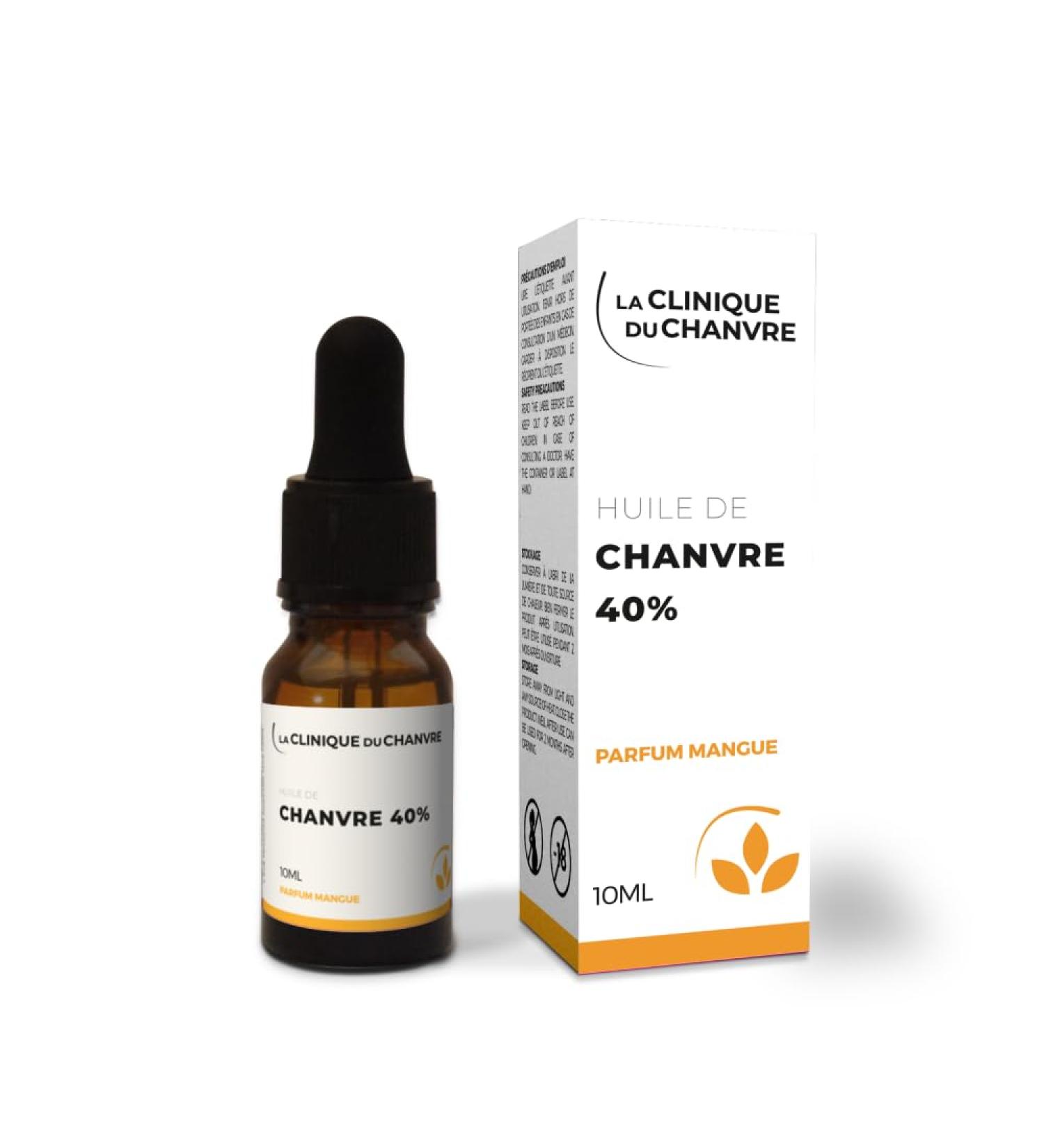 Oil 40% | Mango Flavor | Premium Quality | Made in France - 10ml - Buy Online on GoSupps.com